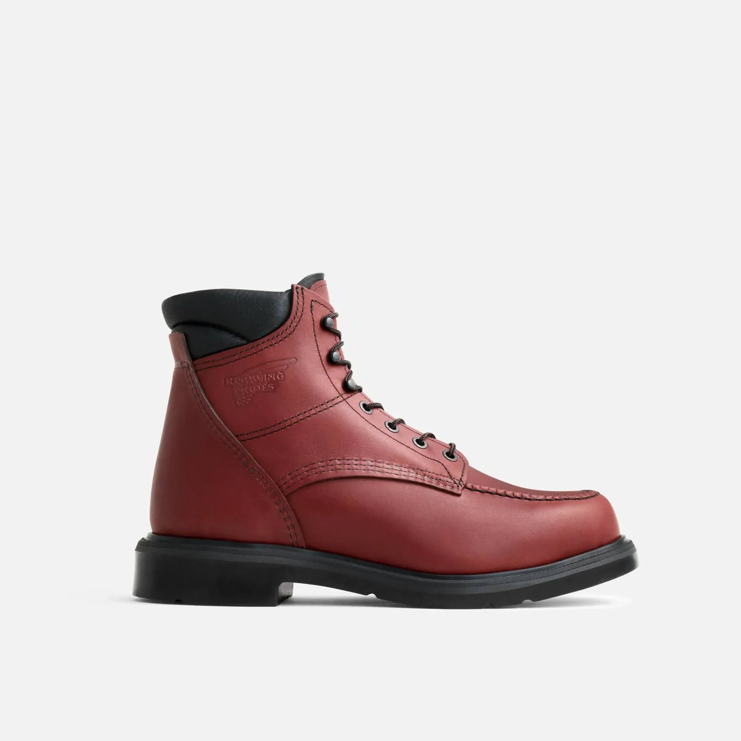 Men's 6-Inch Soft Toe Boot In Mahogany - Image 3