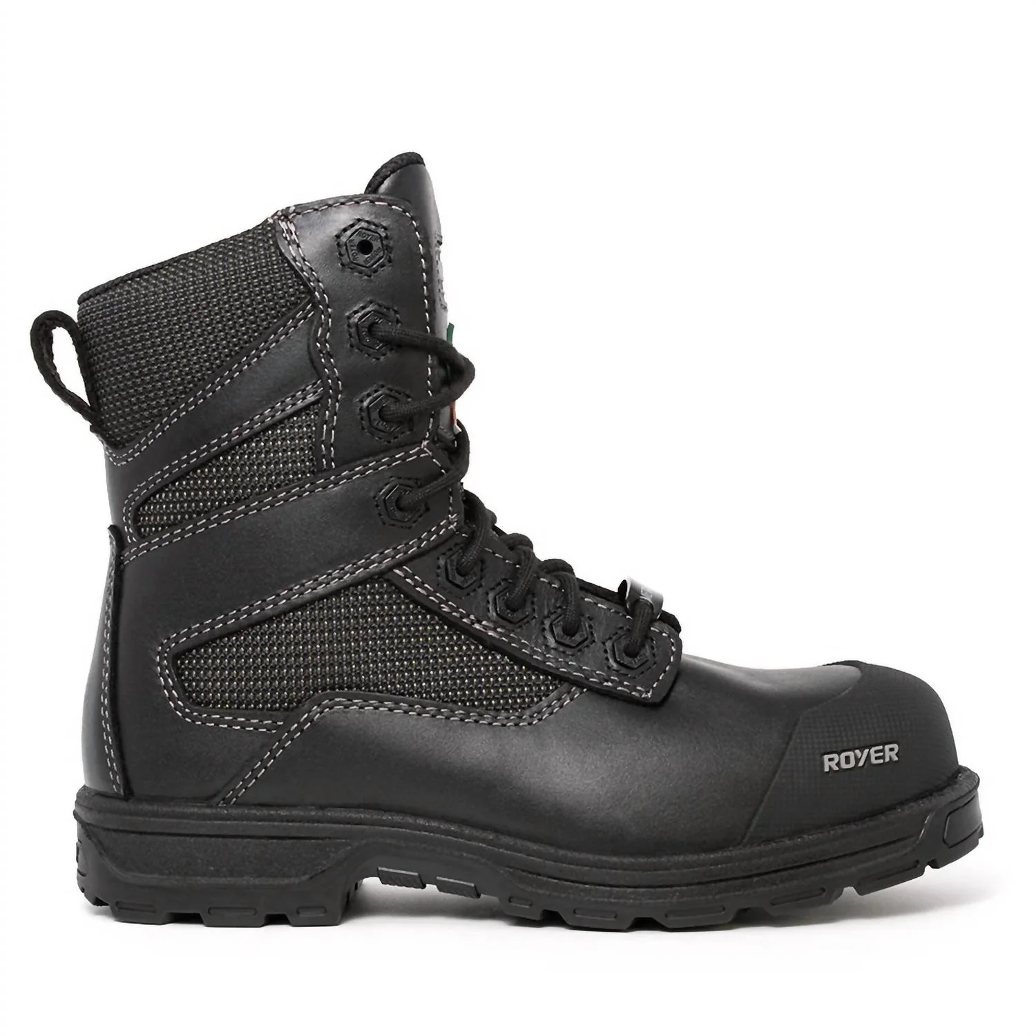 Men's 8" Composite Toe Agility Work Boots In Black