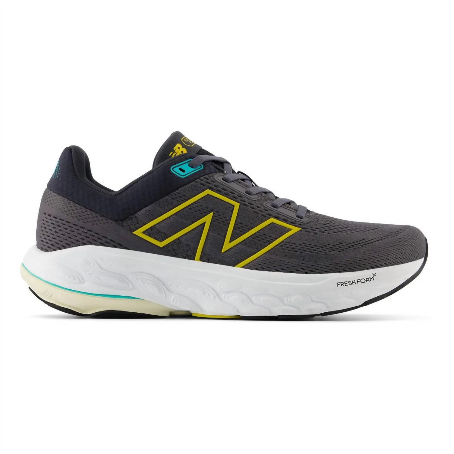 Men's 860V14 Running Shoes In Magnet/ginger Lemon/cyber Jade