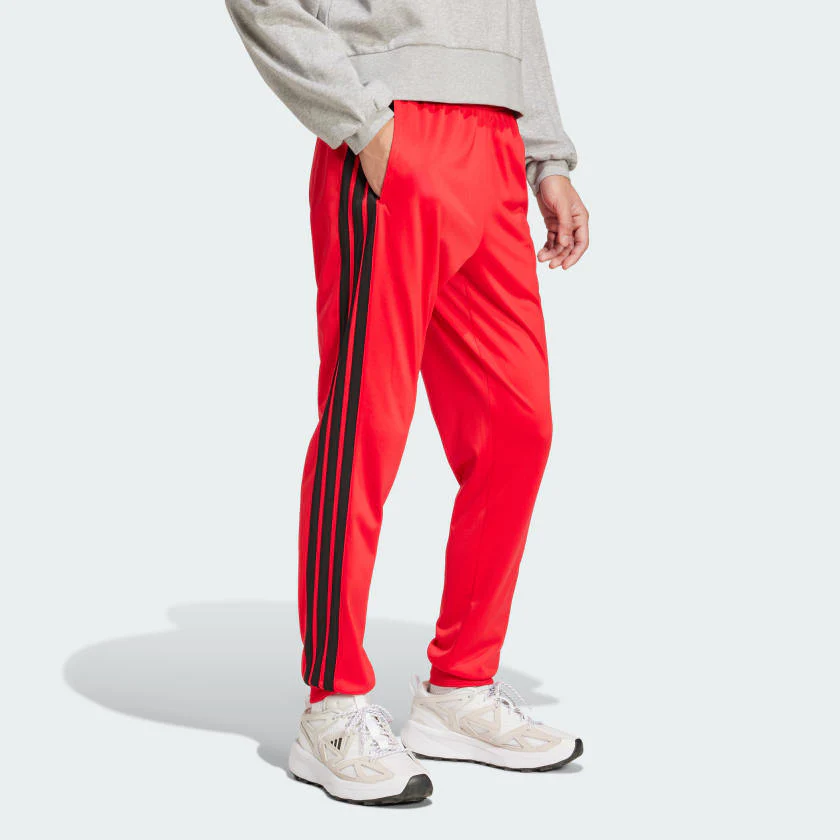 Men's adidas 3-Stripes Tricot Regular Tapered Track Pants - Image 3