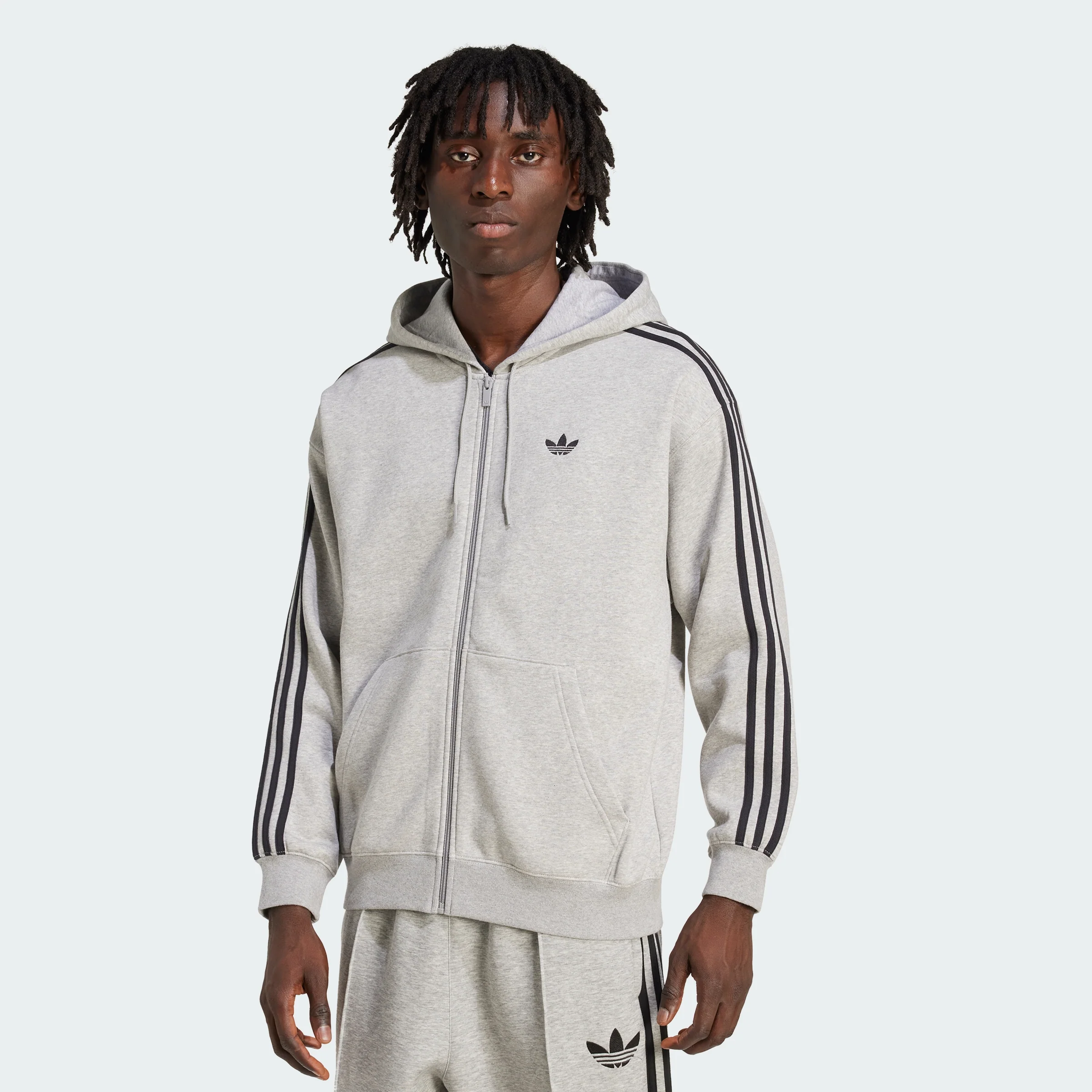 Men's adidas adidas Adicolor Oversize Full-Zip Hoodie - Image 6