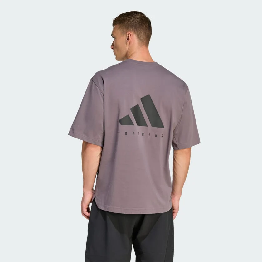 Men's adidas PrimeLift Workout Oversize Tee - Image 2
