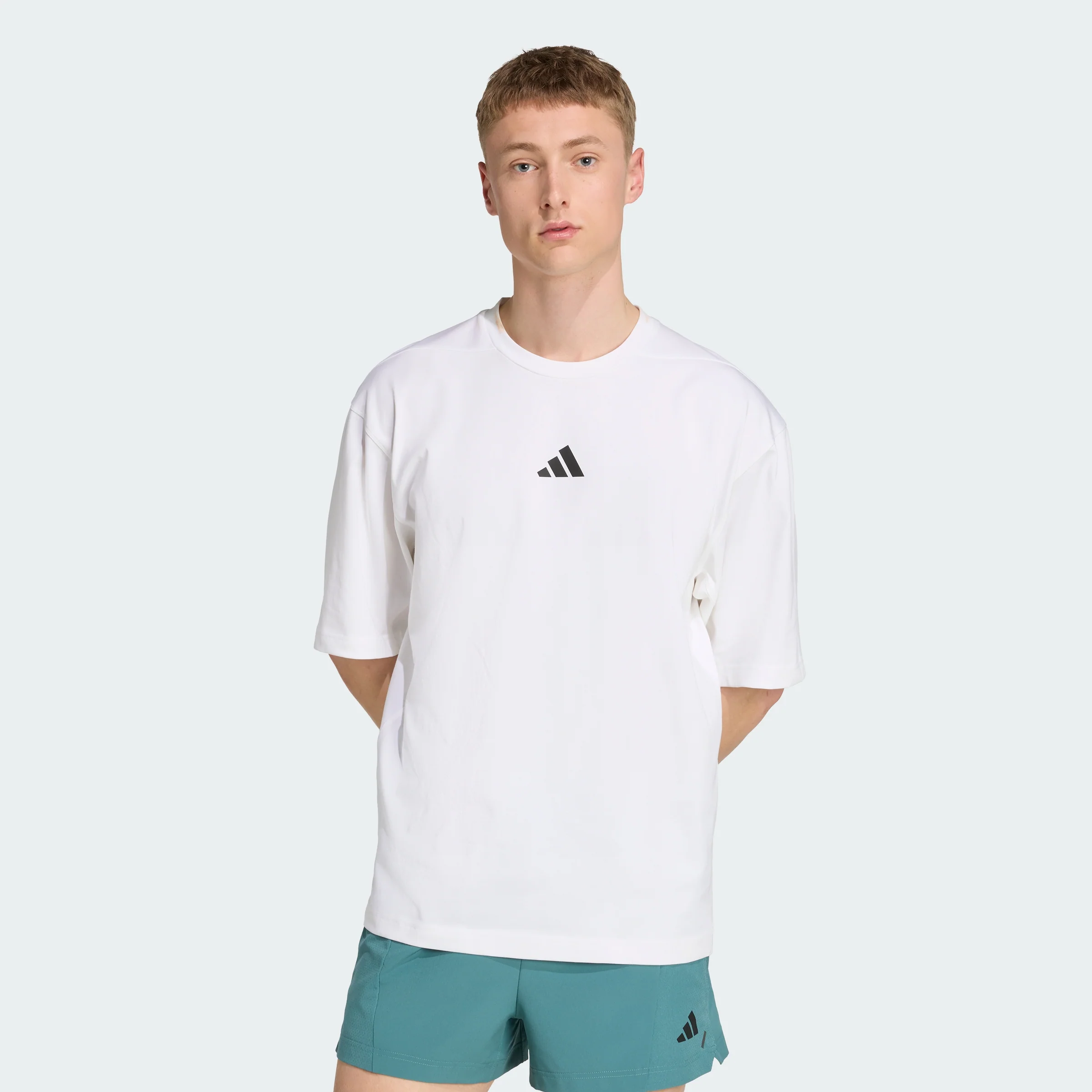 Men's adidas PrimeLift Workout Oversize Tee - Image 7
