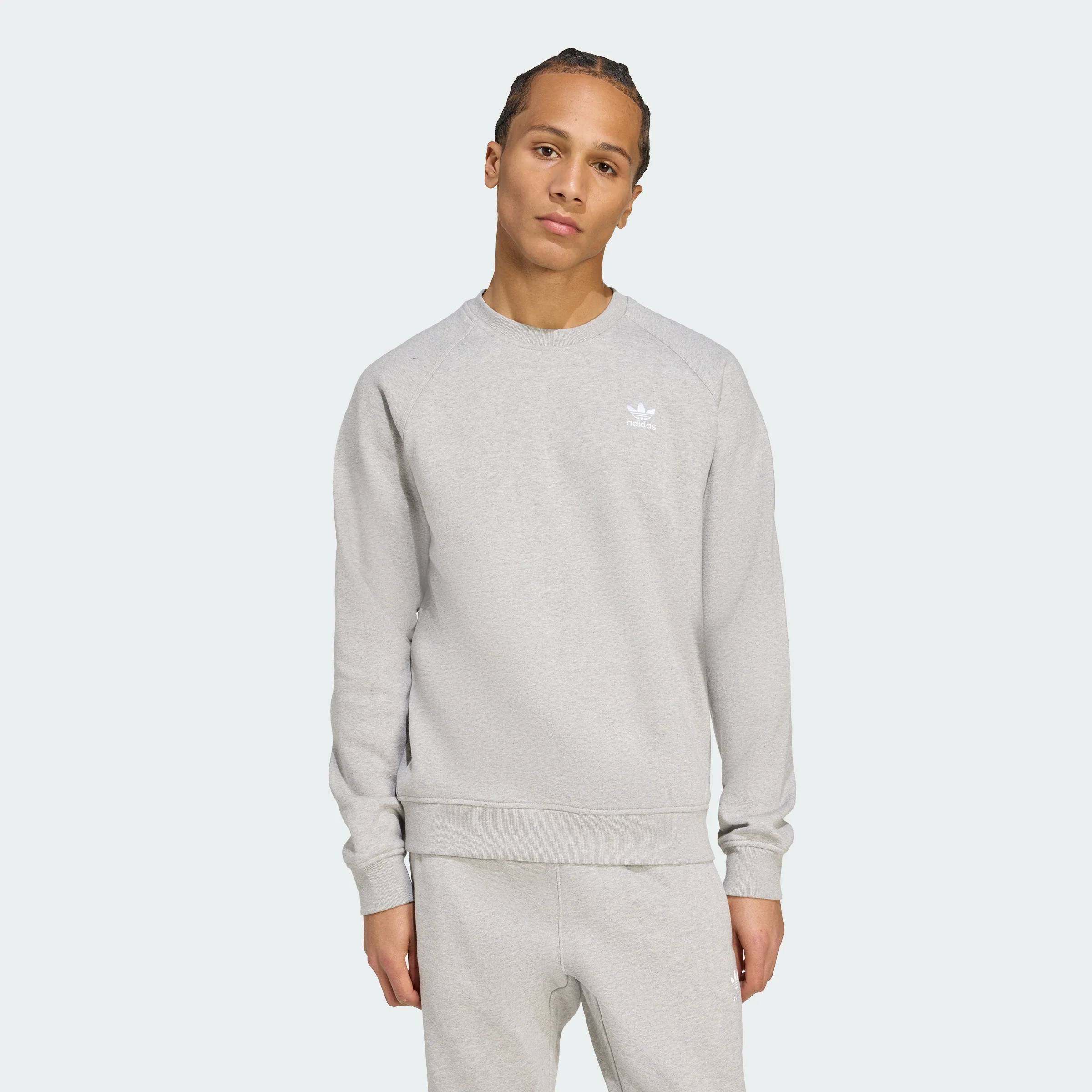 Men's adidas Trefoil Essentials Crew Sweatshirt