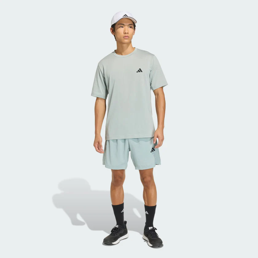 Men's adidas WORKOUT ESSENTIALS BASE WOVEN SHORT - Image 4