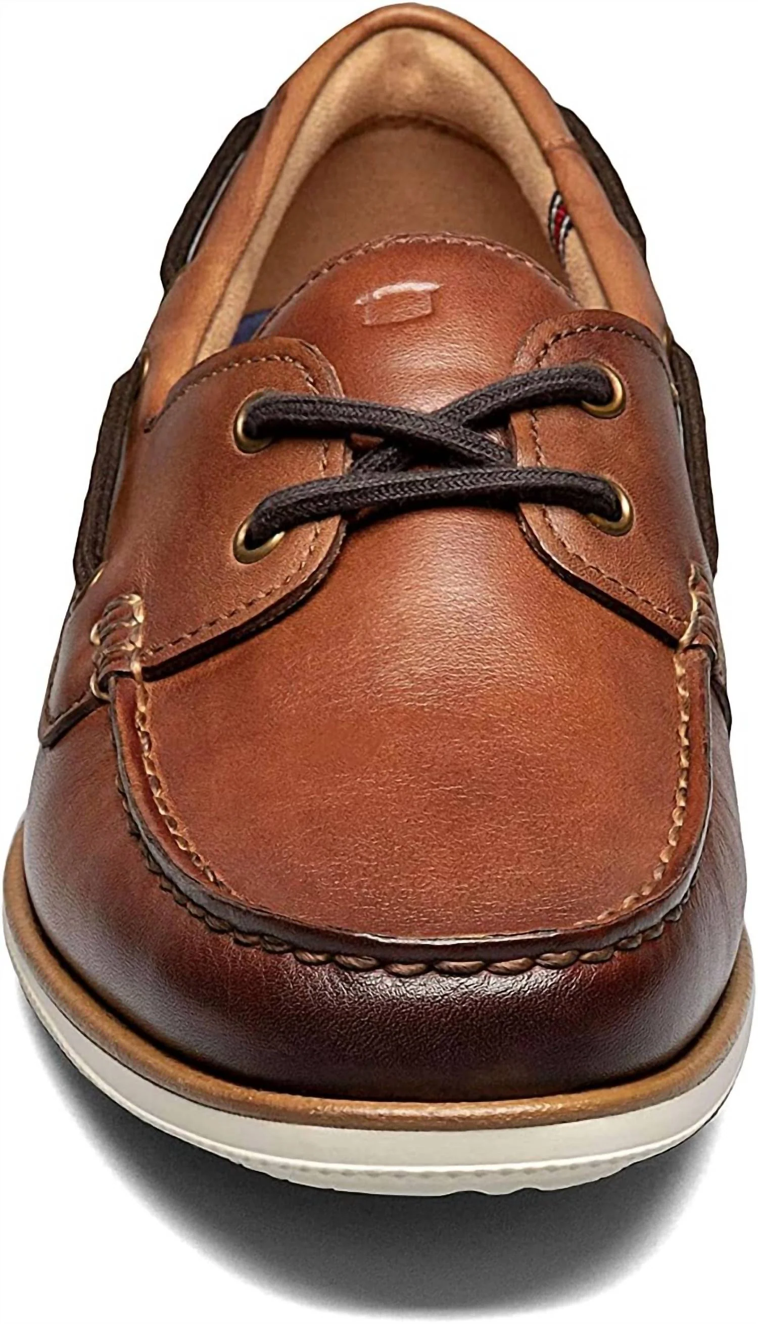 Men's Atlantic Boat Shoe In Cognac - Image 3