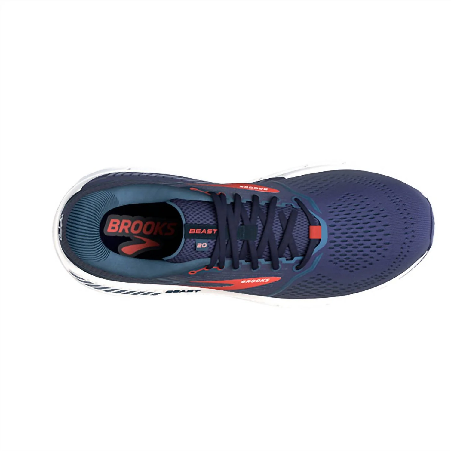 Men's Beast '20 Running Shoes In Peacoat Midnight Red - Image 4