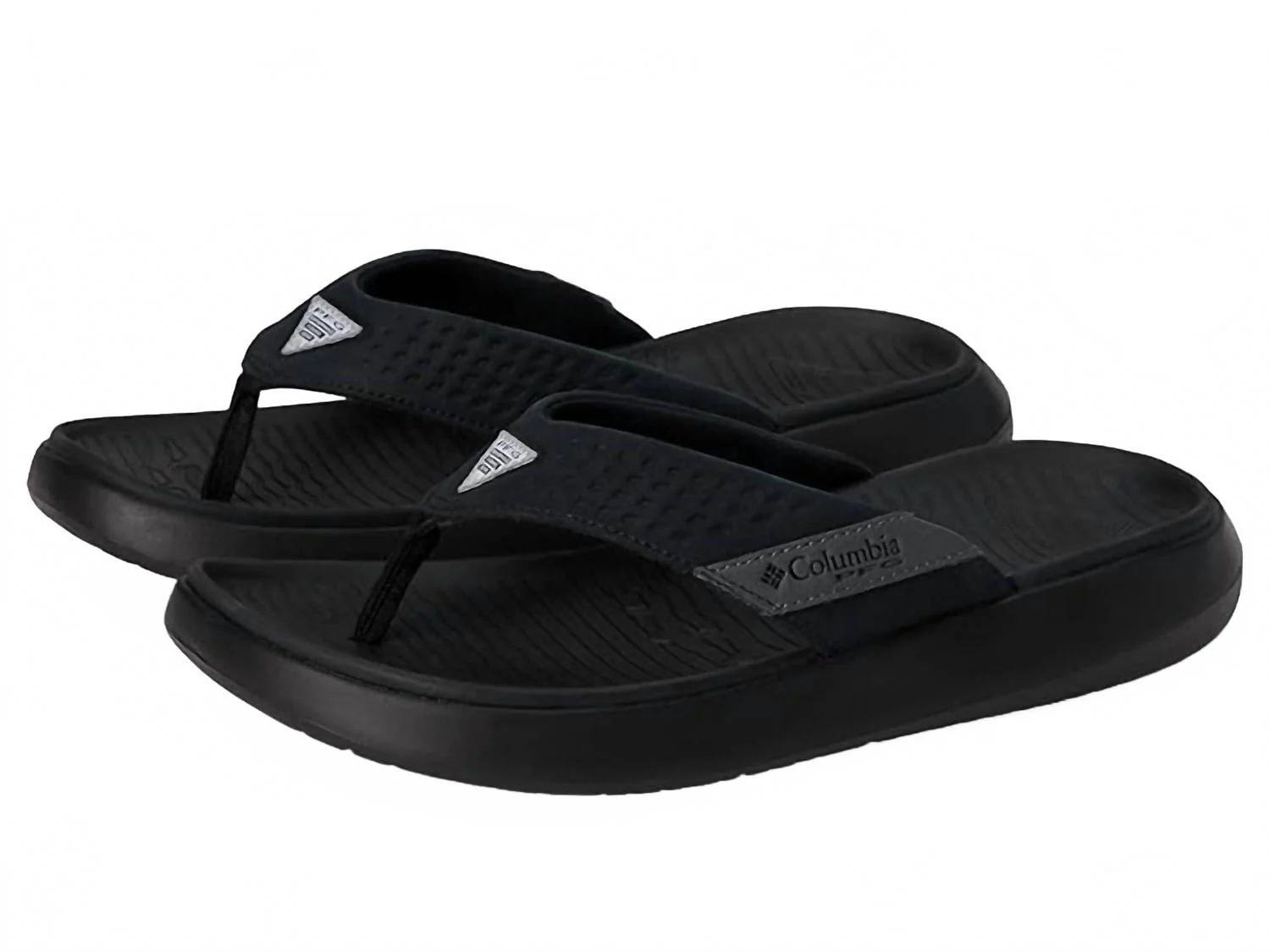 Men's Boatside Flip Lea Sandal In Black