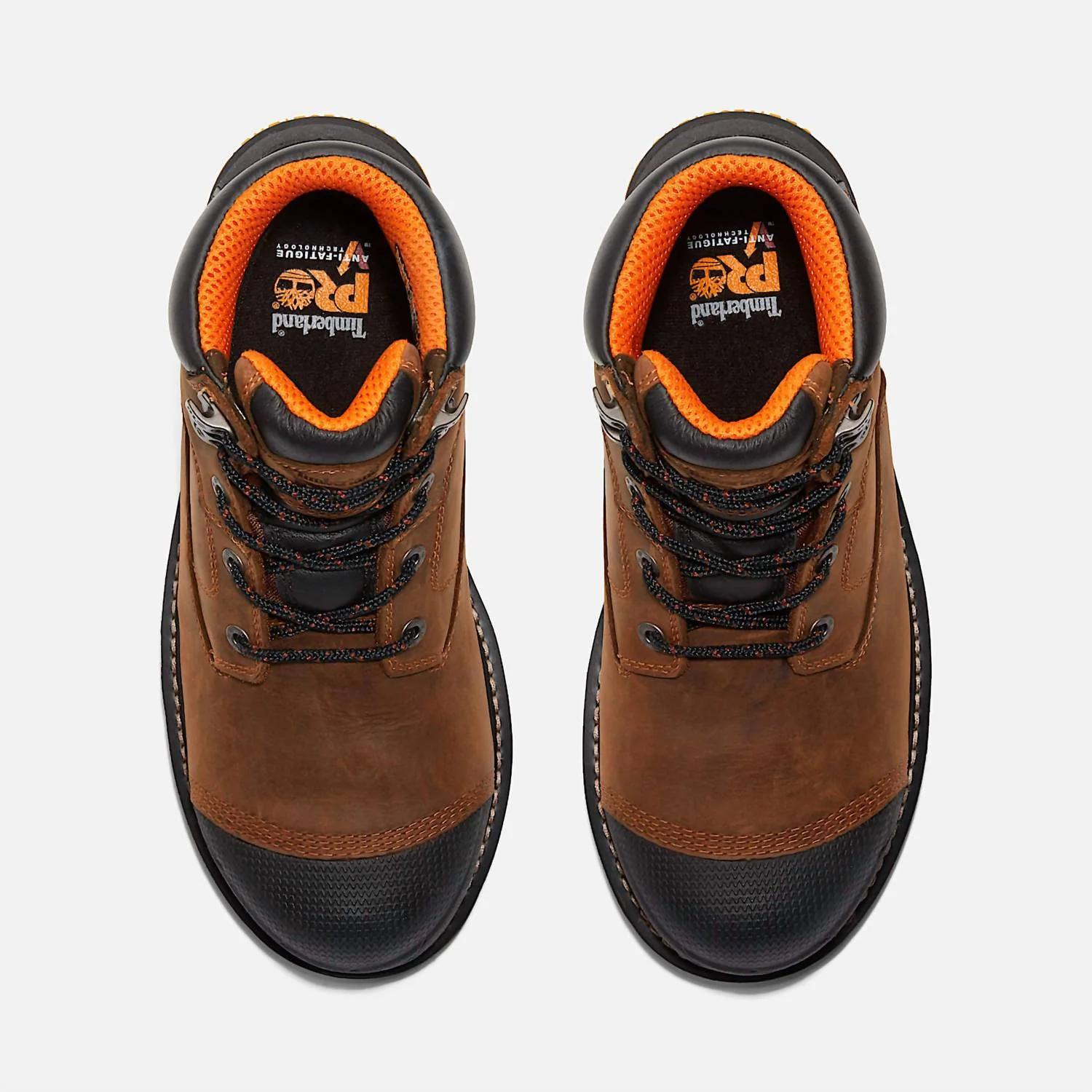 Men's Boondock Waterproof Comp-Toe Work Boots In Brown - Image 4