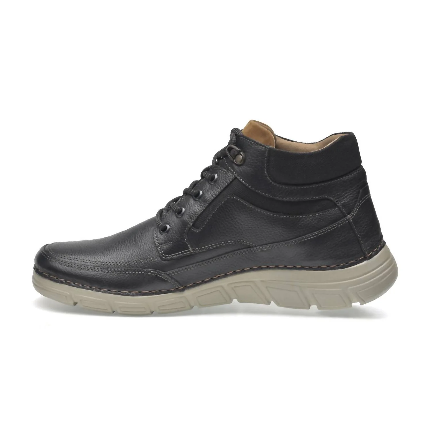 Men's Boots Leather Rock In Black - Image 3