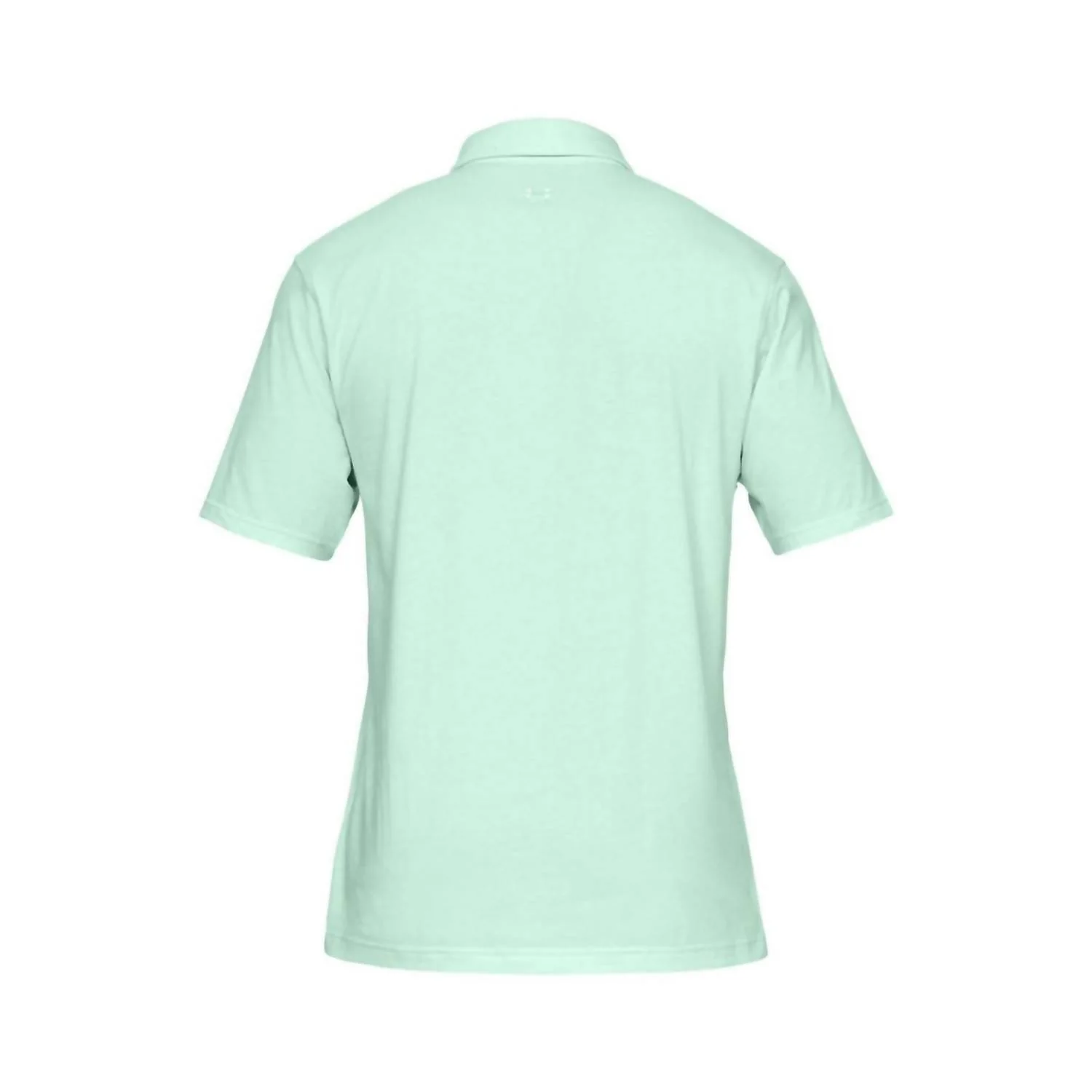 Men's Charged Cotton Scramble Golf Polo Shirt Top In Aqua Foam - Image 2