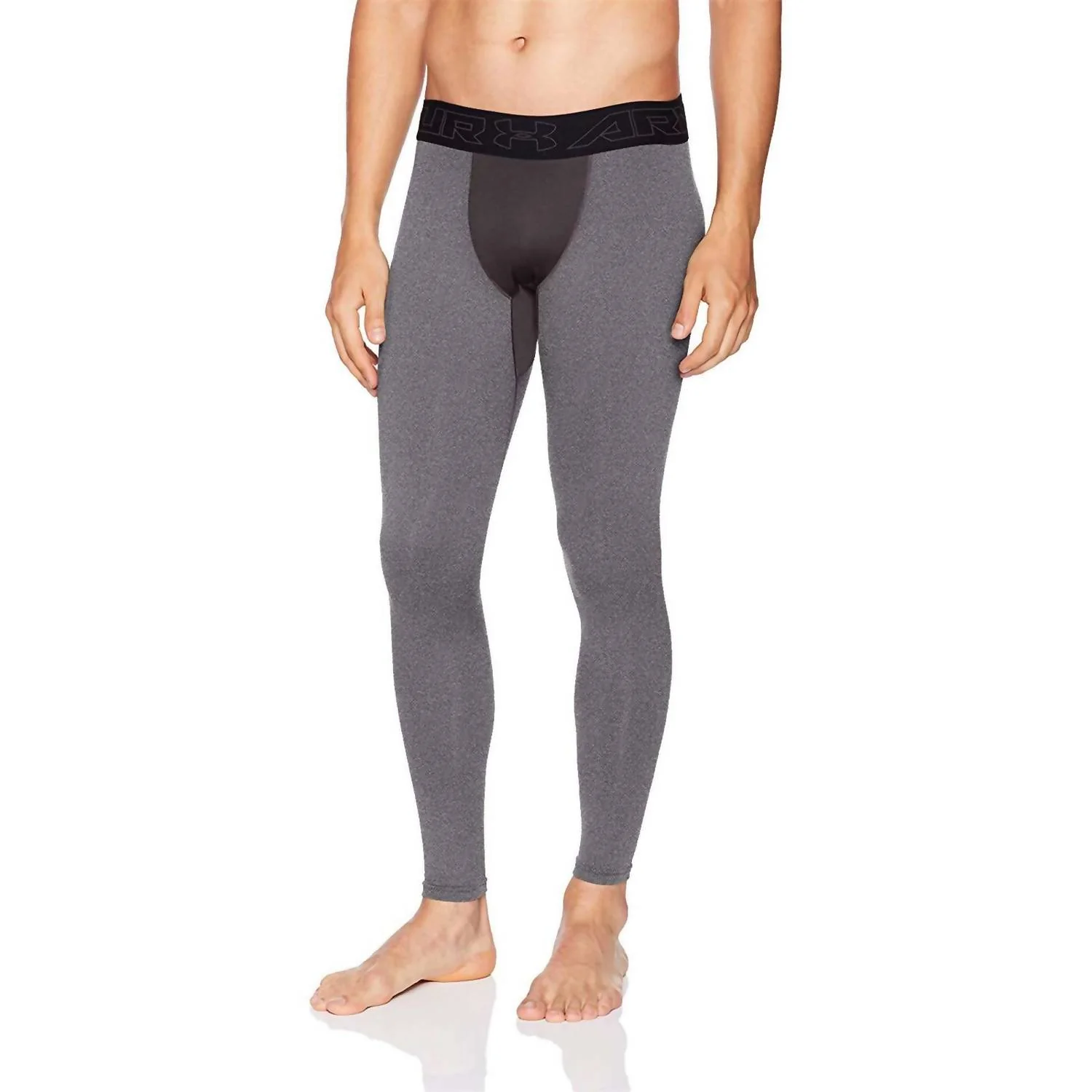 Men's Cold Gear Leggings In Charcoal