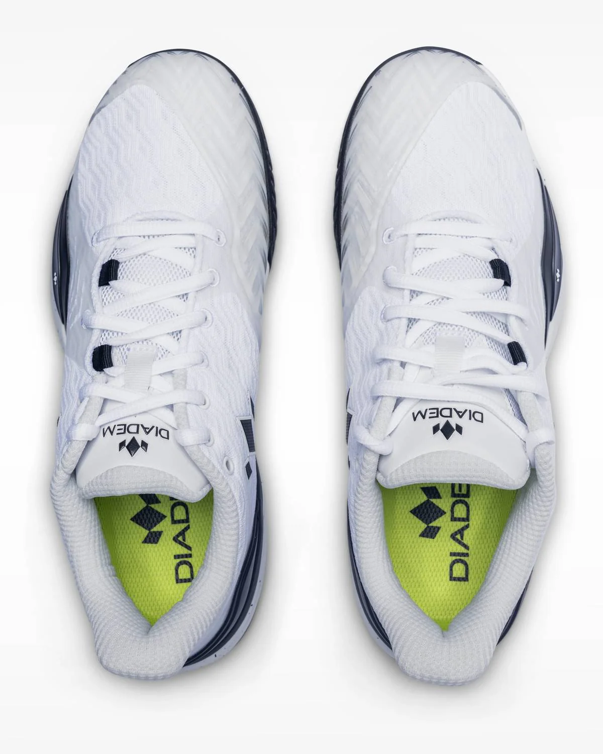 Men's Court Burst Pickleball Shoes In White/black - Image 5