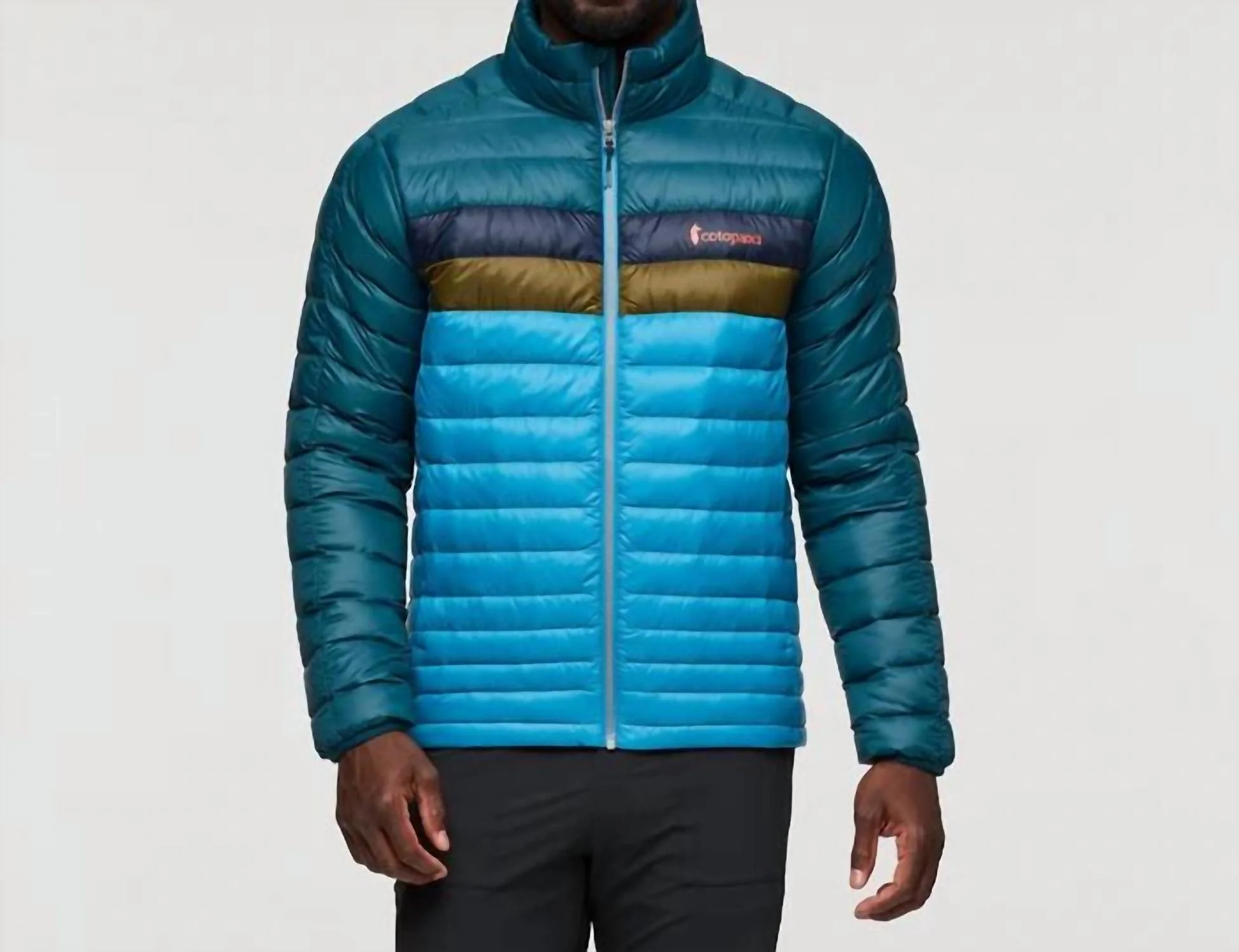 Men's Fuego Down Jacket In Abyss And Lake - Image 2