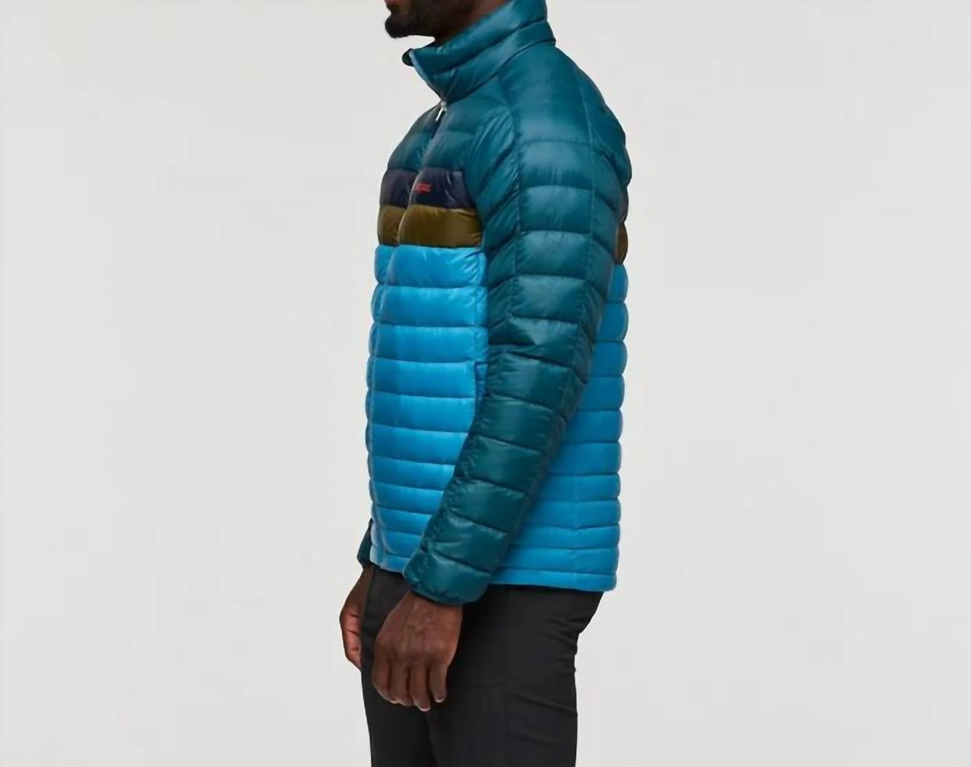 Men's Fuego Down Jacket In Abyss And Lake - Image 3
