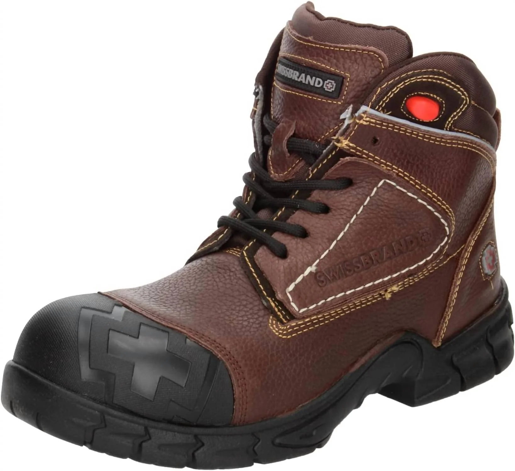 Men's Gladiator Work Boots In Brown - Image 2