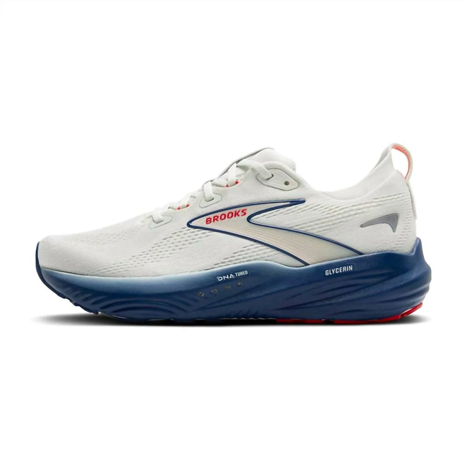 Men's Glycerin 22 Shoes In Gray/navy Peony/fiery Red - Image 2