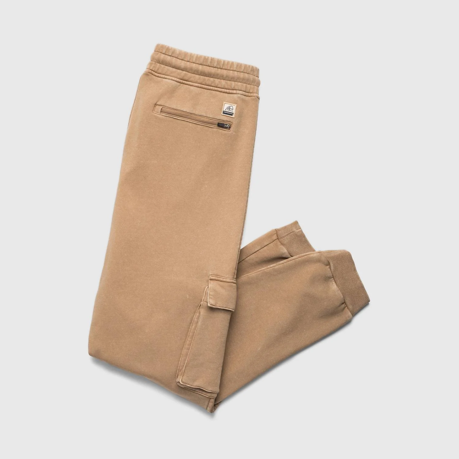 Men's Keith Cargo Pocket Jogger In Chinchilla - Image 2