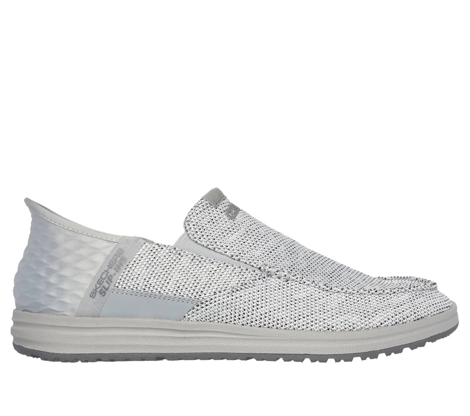 Men's Melson Medford Slip-In Shoes In Light Grey - Image 2