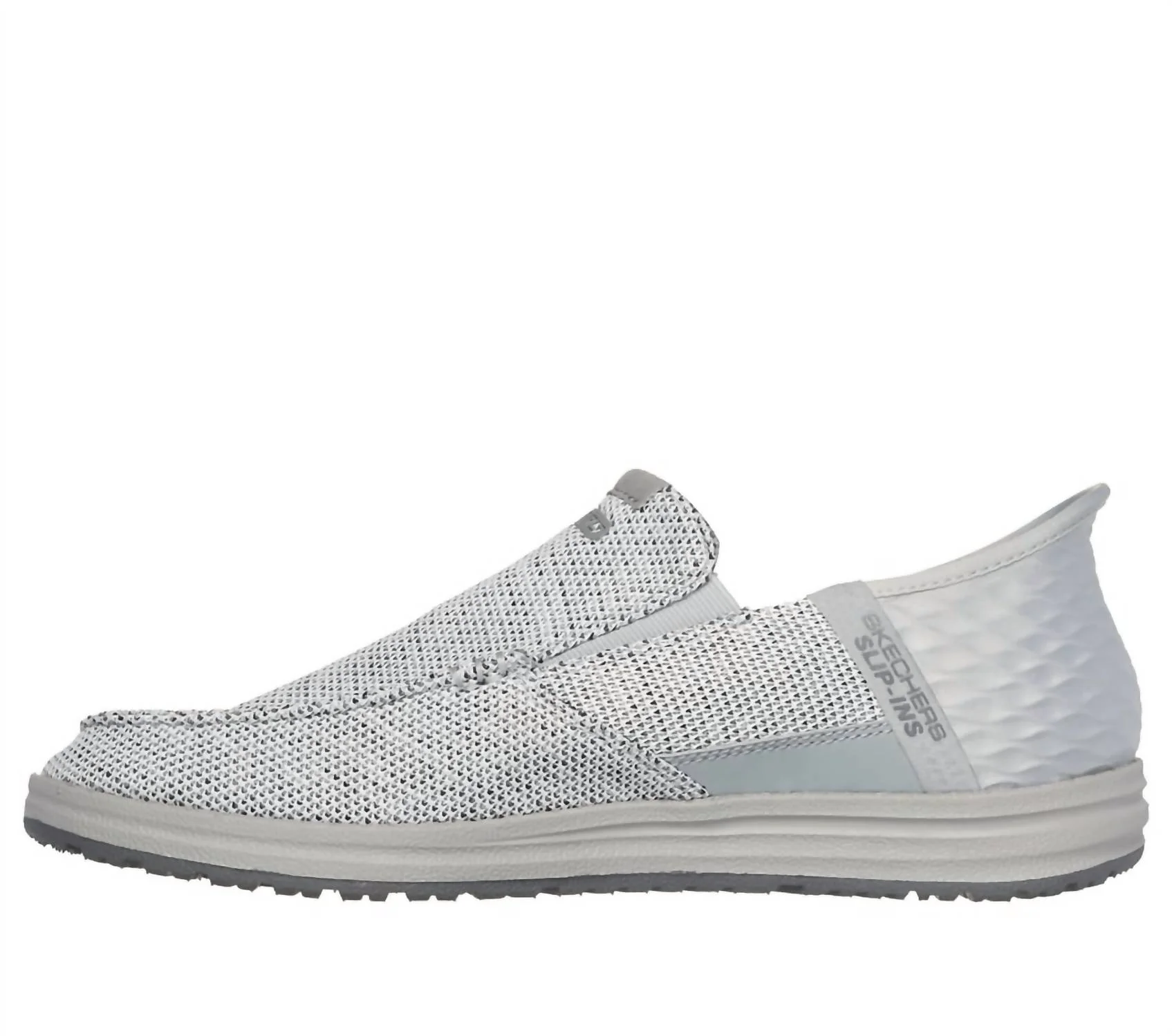 Men's Melson Medford Slip-In Shoes In Light Grey - Image 3