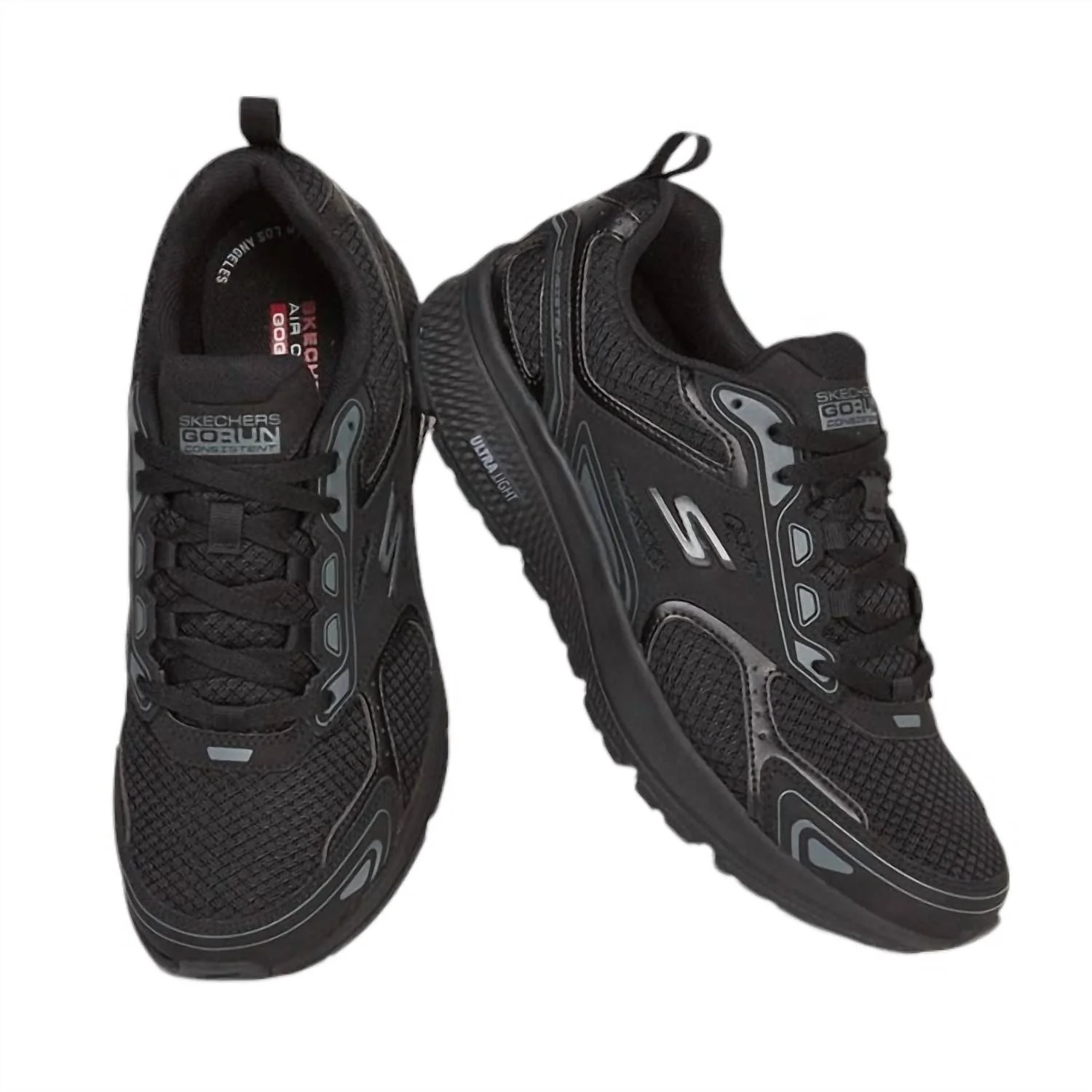 Men's Mens Go Run Consistent Sneakers In Black - Image 2