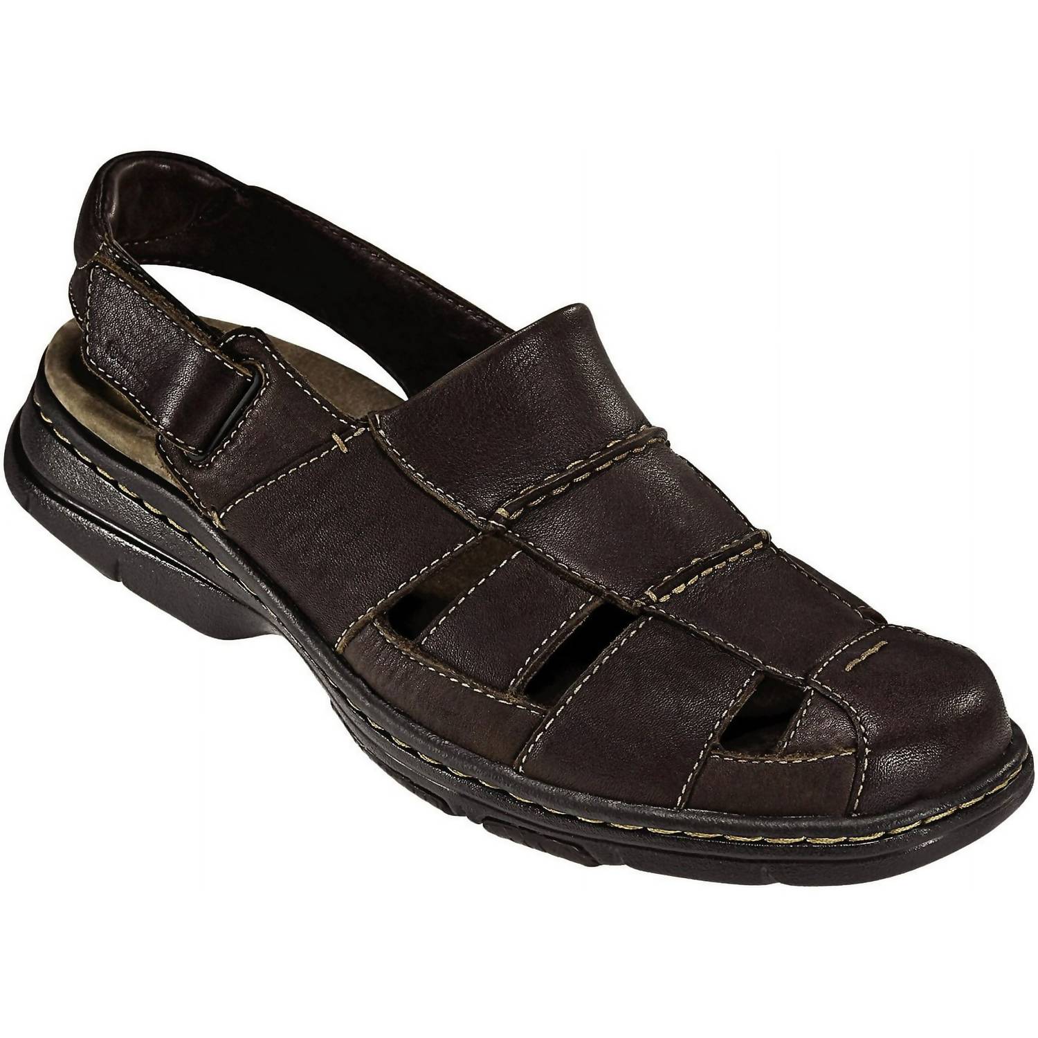 Men's Monterey Fisherman Sandal - 4E Width In Brown
