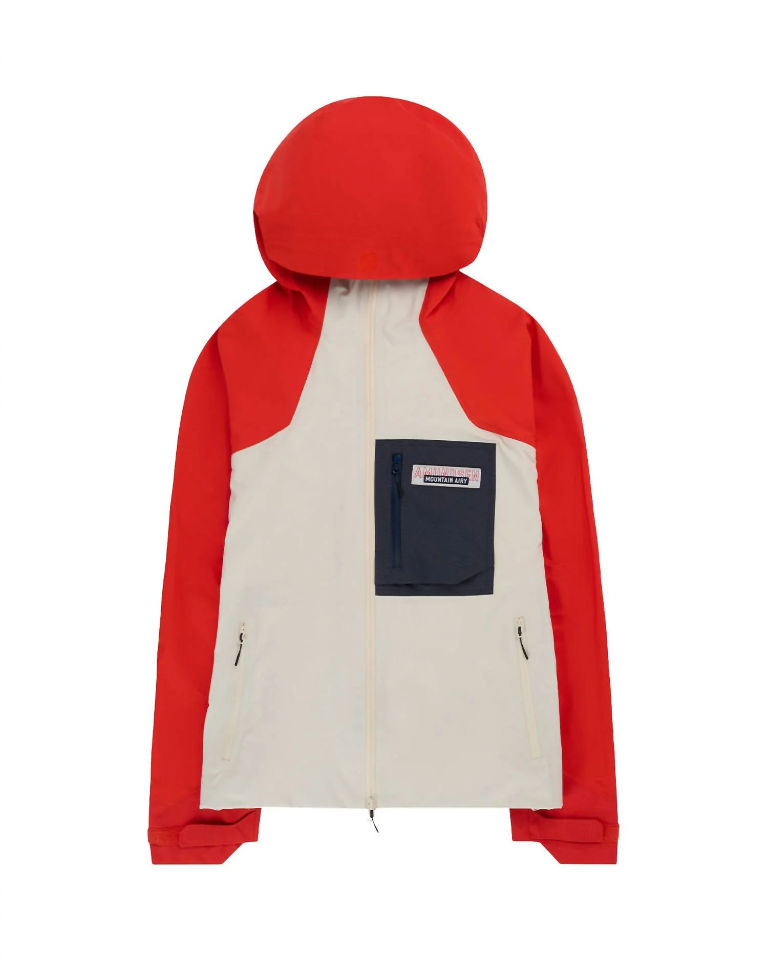 Men's Mountain Airy Shell Jacket In Alert Red/ Oatmeal