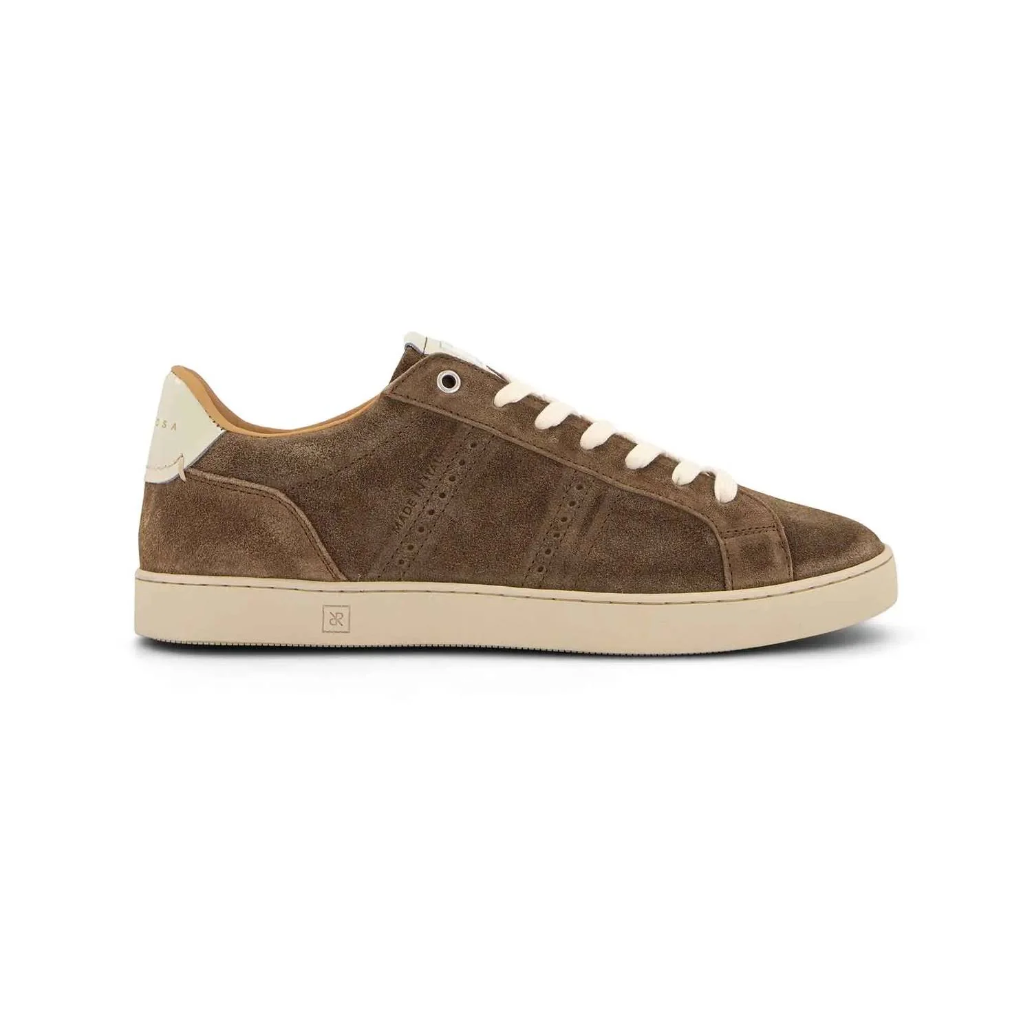 Men's Odile Leather Sneakers In Moka - Image 2