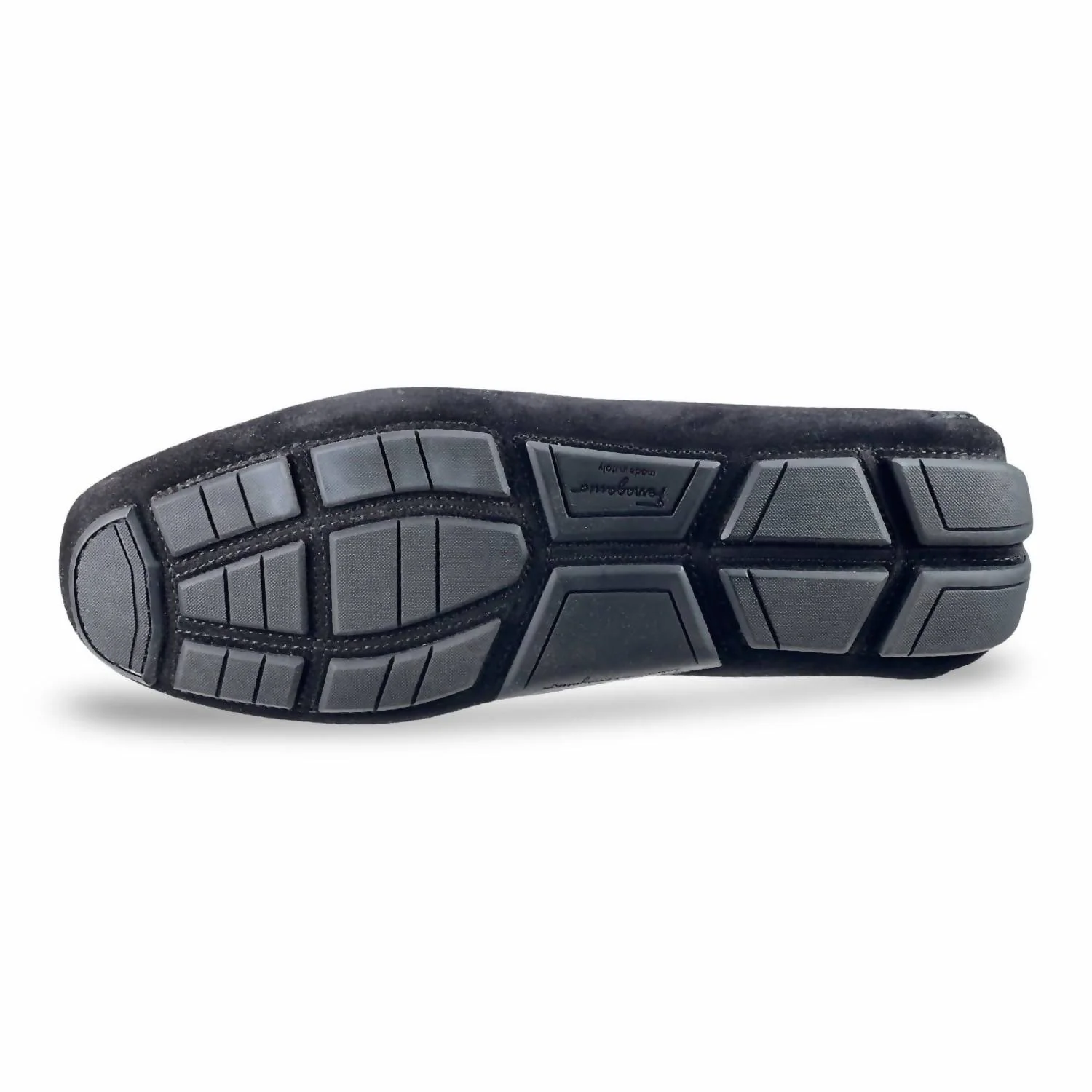 Men's Parigi Eco Suede Driving Shoes In Navy - Image 3