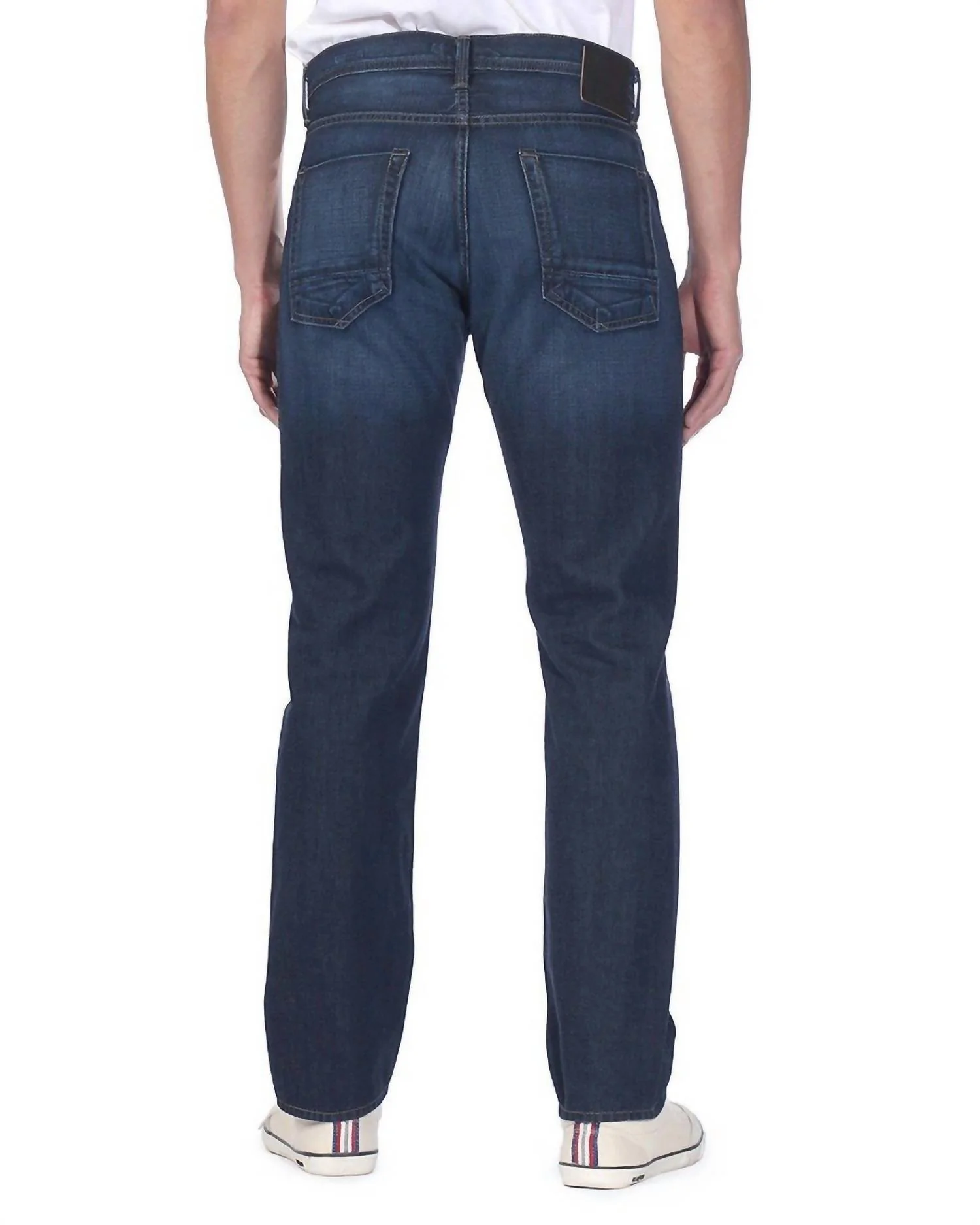 Men's Pragmatist Classic Straight Jeans In Sandspit Supima Dark - Image 2