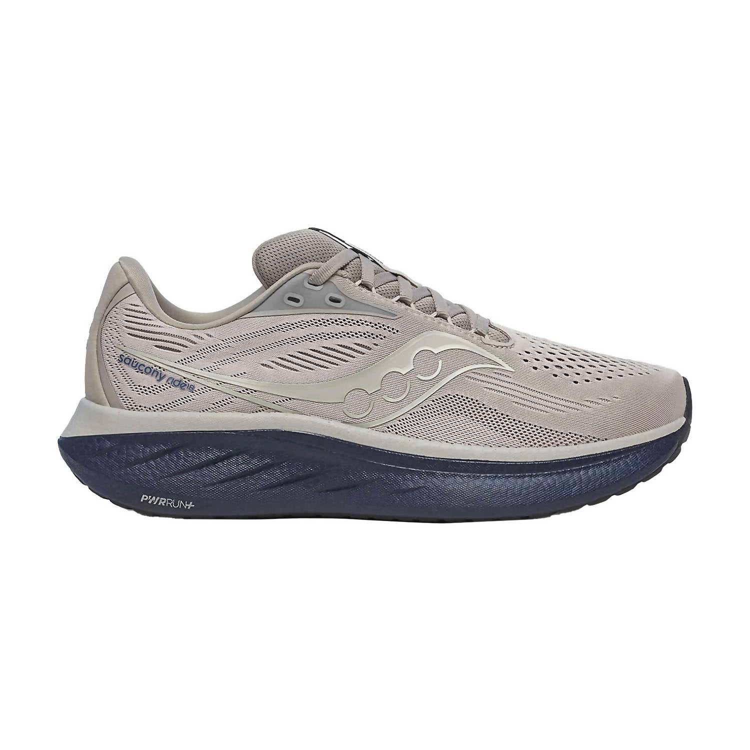 Men's Ride 18 Running Shoes In Dove/navy