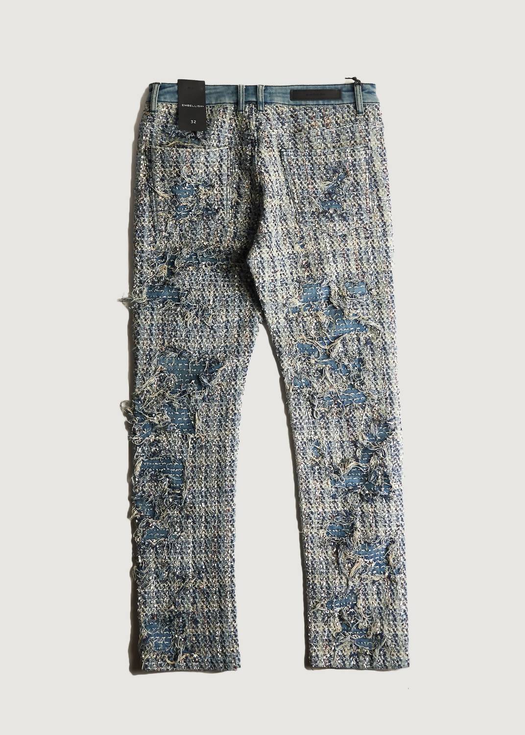 Men's Salvage Denim Jeans In Blue - Image 2