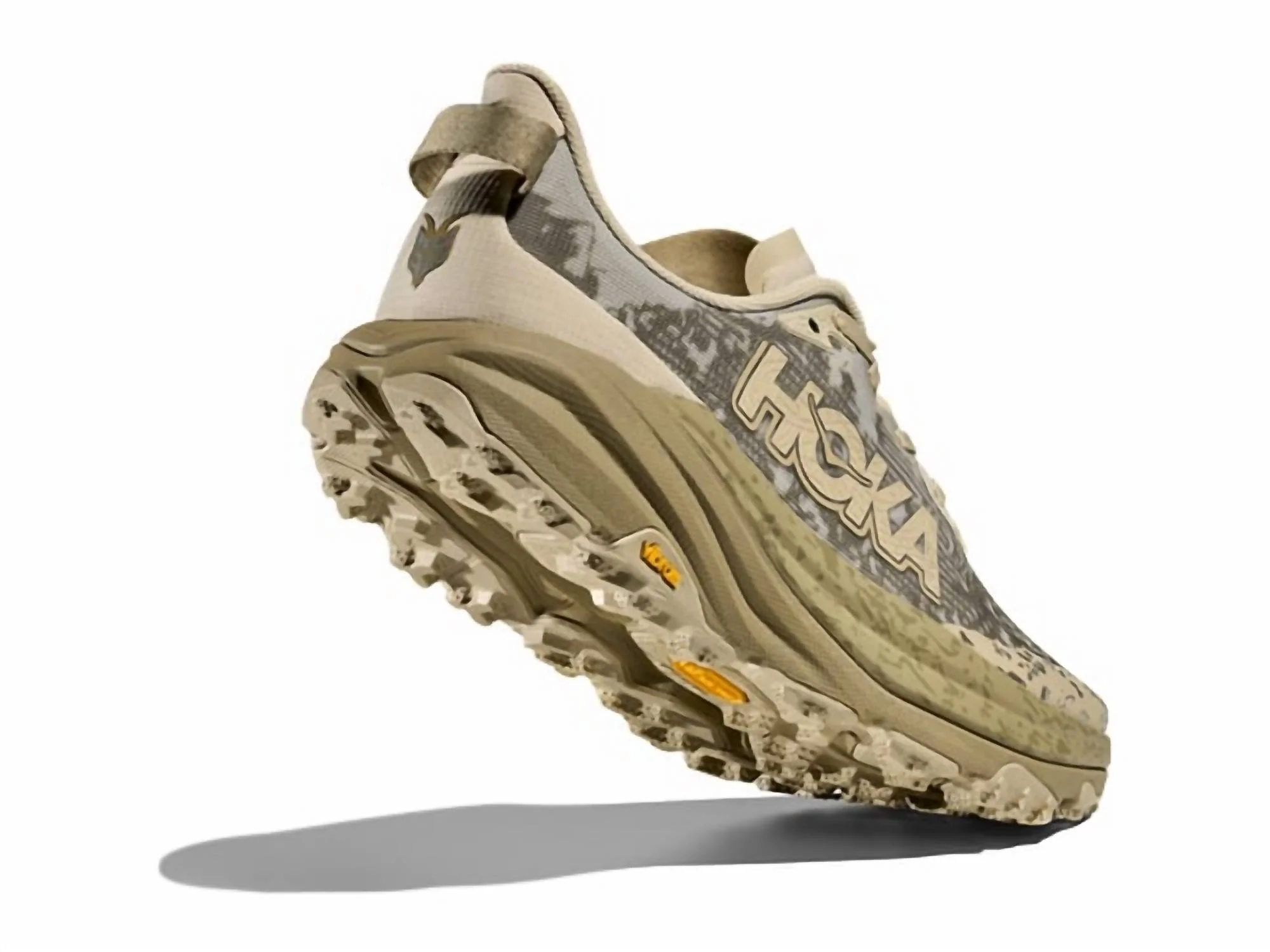 Men's Speedgoat 6 Trail Running Sheos In Oyster - Image 3