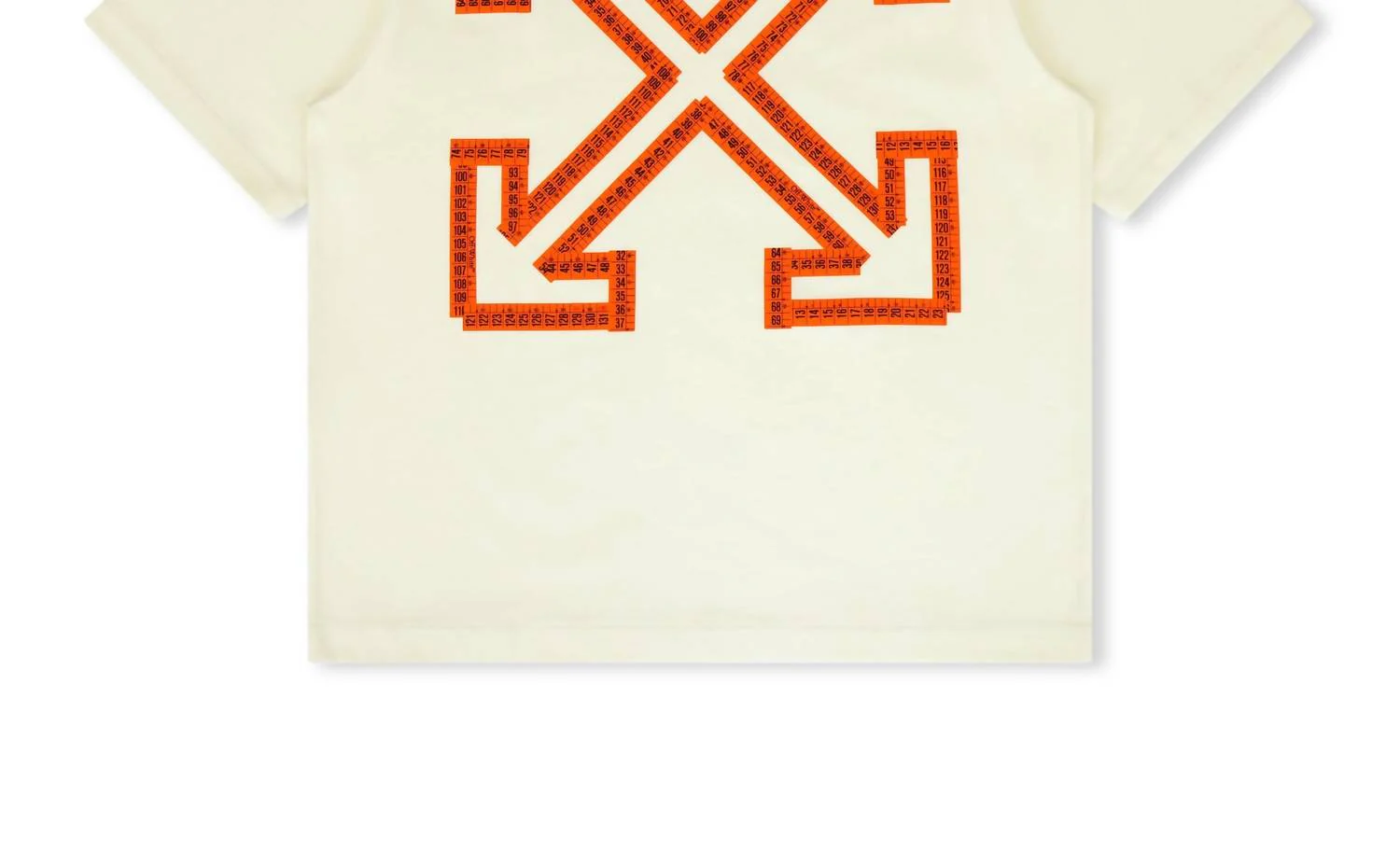 Men's Tape Arrow Skate Fit Tee In Vanilla Ice - Image 2