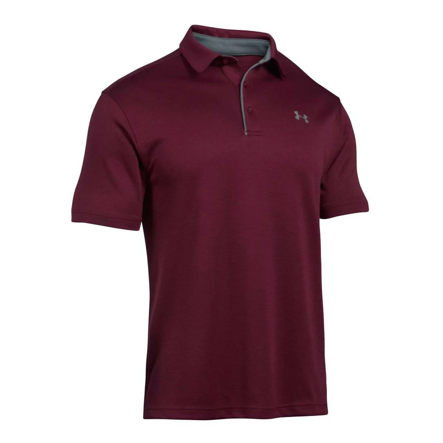 Men's Tech Polo In Maroon