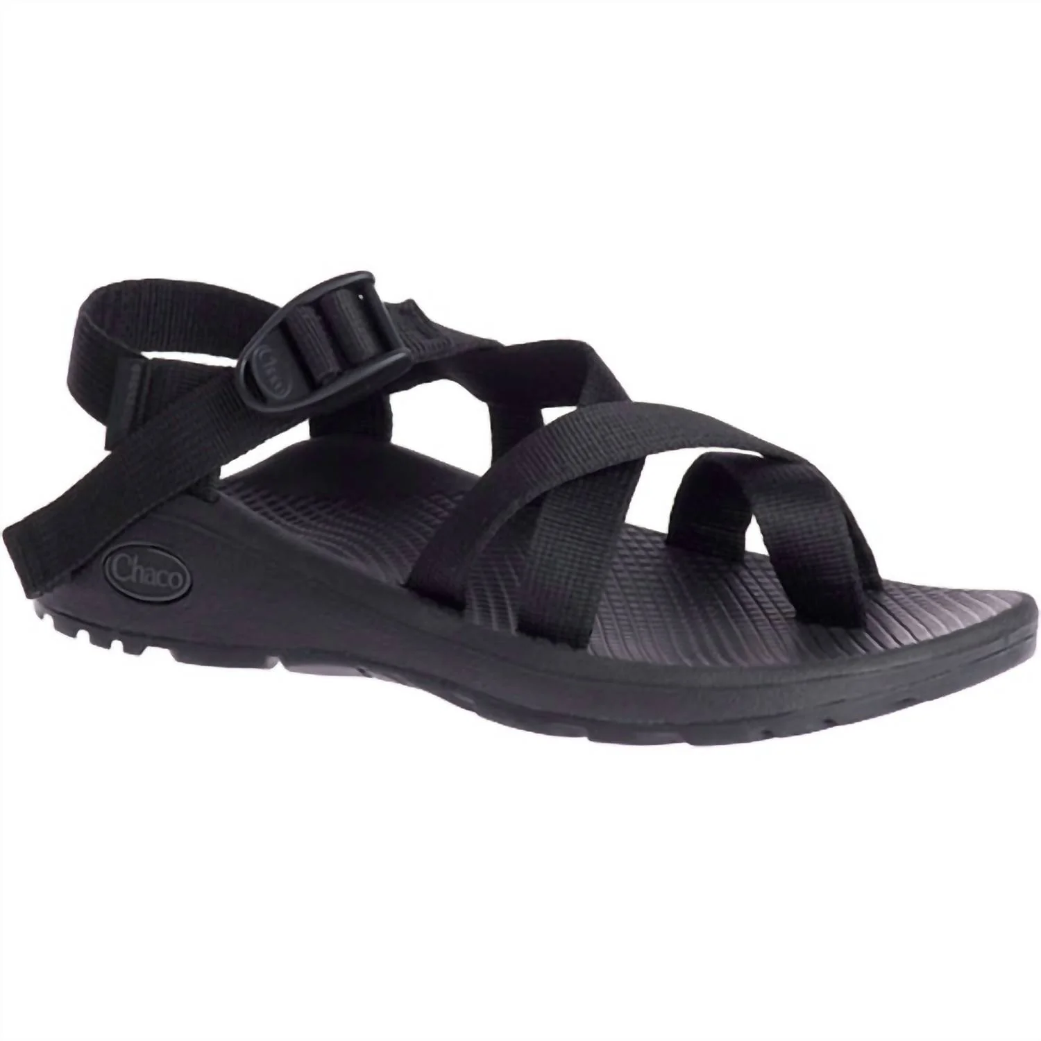 Men's Z Cloud Sandal In Solid Black - Image 2