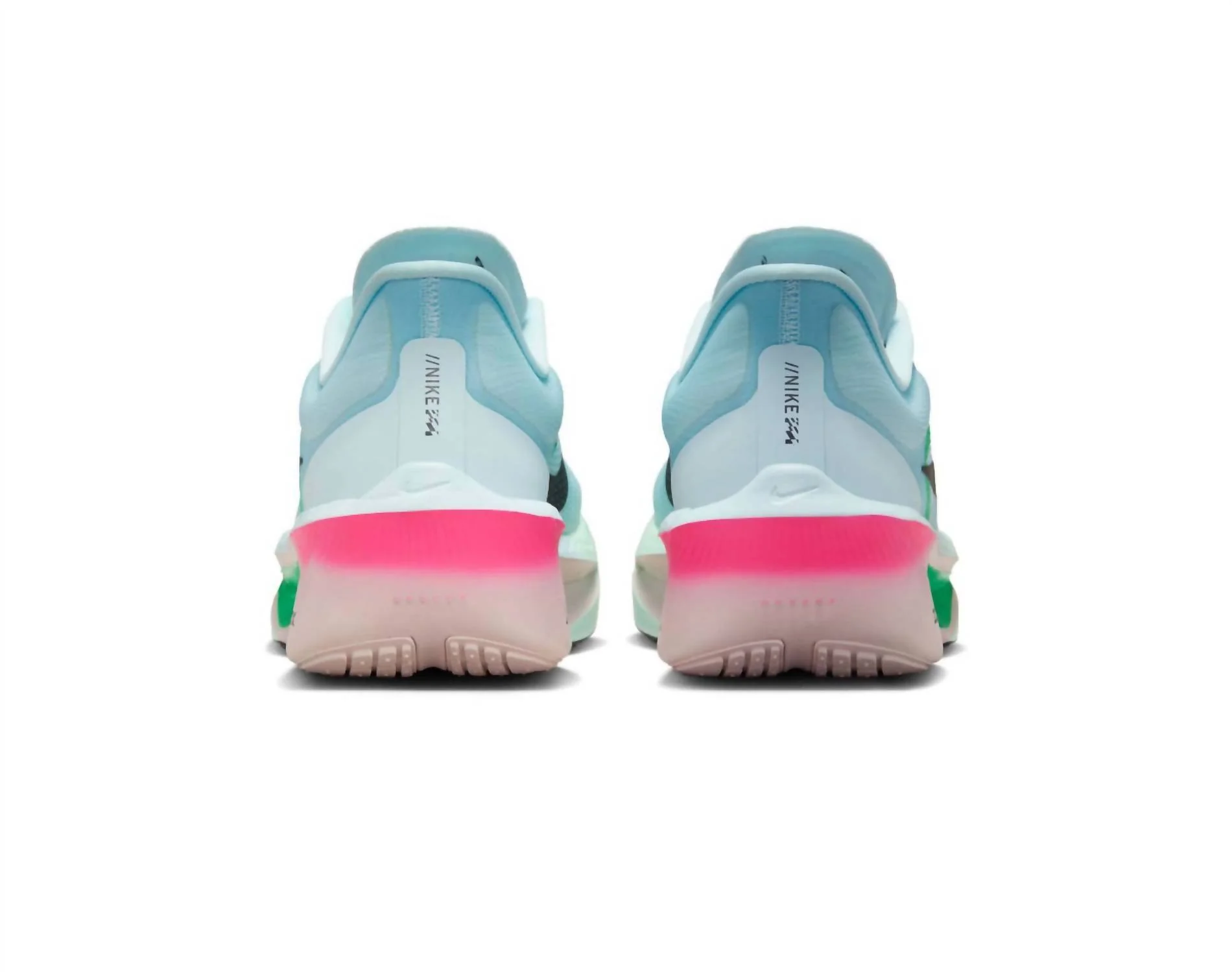 Men's Zoom Fly 6 Running Shoes In Glacier Ice/black-Hyper Pink-Green Shock - Image 5