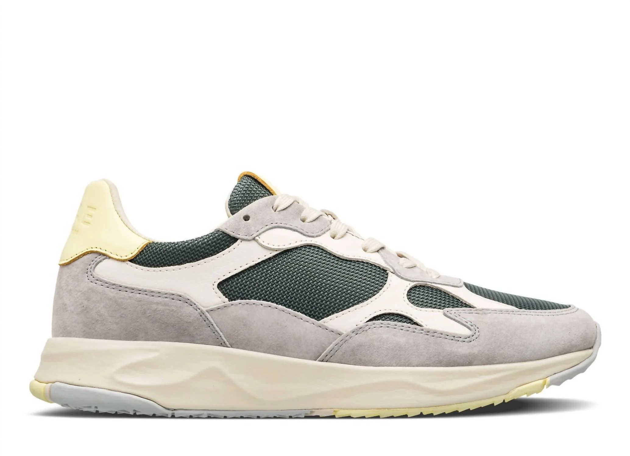 Men's Zuma Sneakers In Quiet Grey Forest Wax Yellow