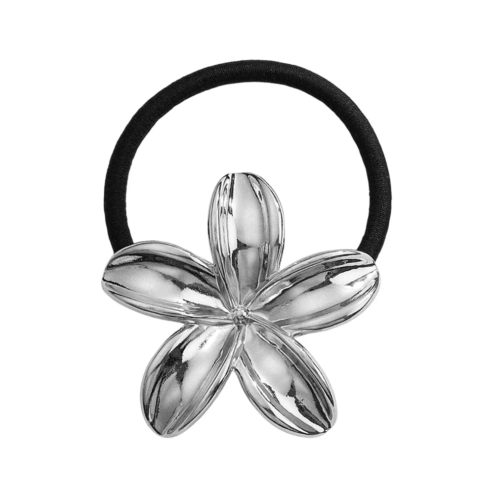Metal Flower Pointed Hair Band - Image 2
