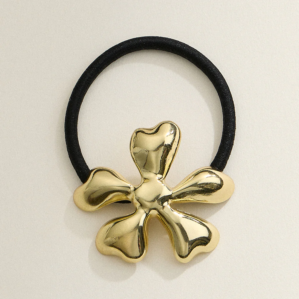 Metal Flower Pointed Hair Band - Image 5