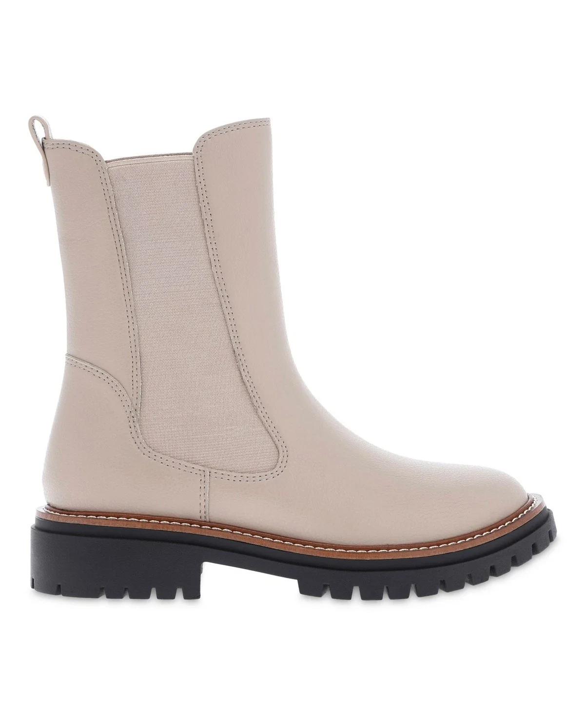 Mia Fala MH240801 Boots Women's Sand Leather Block Heel Chelsea HTAT1072 - Image 5