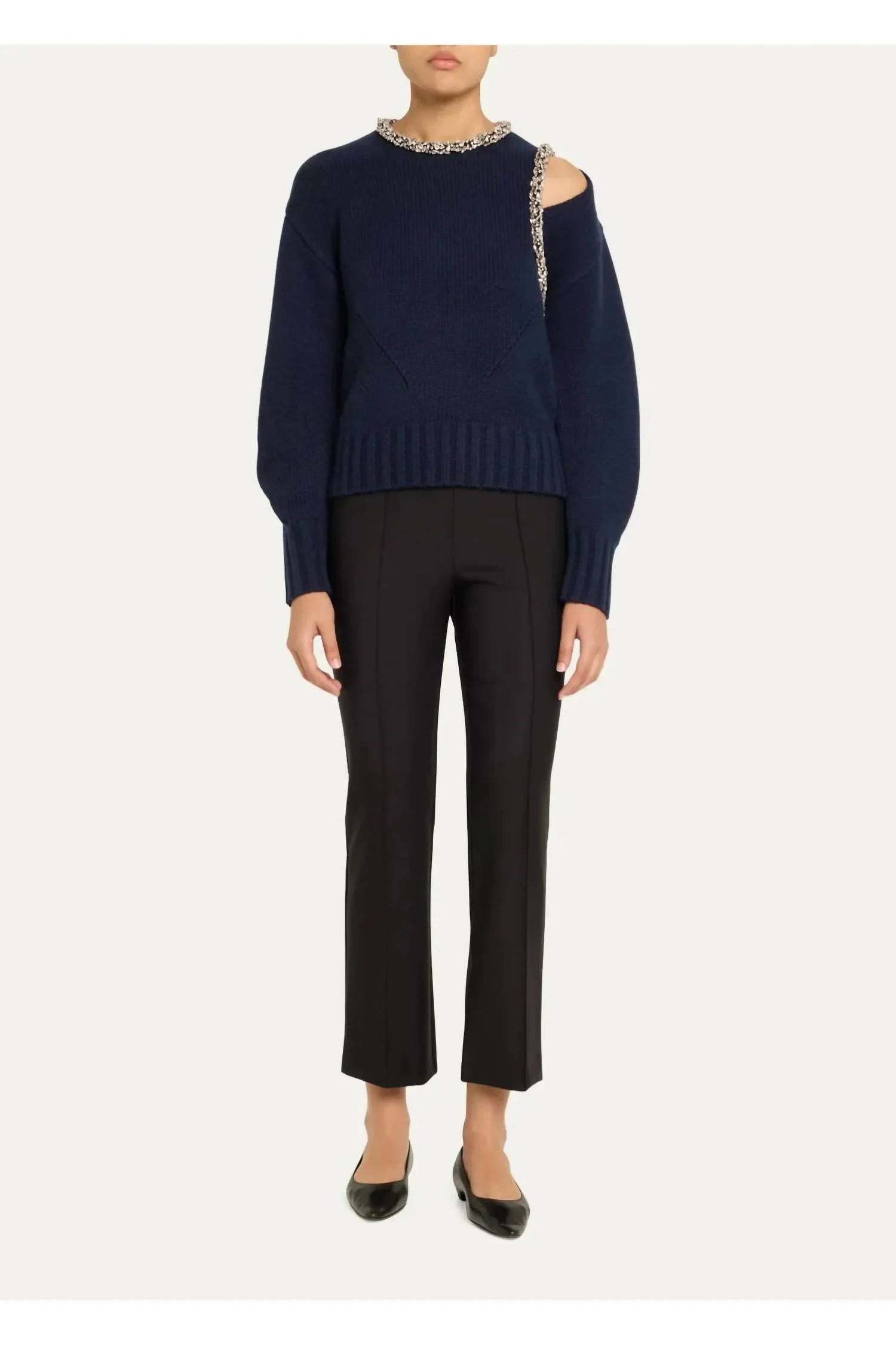 Michelle Cropped Pants In Black