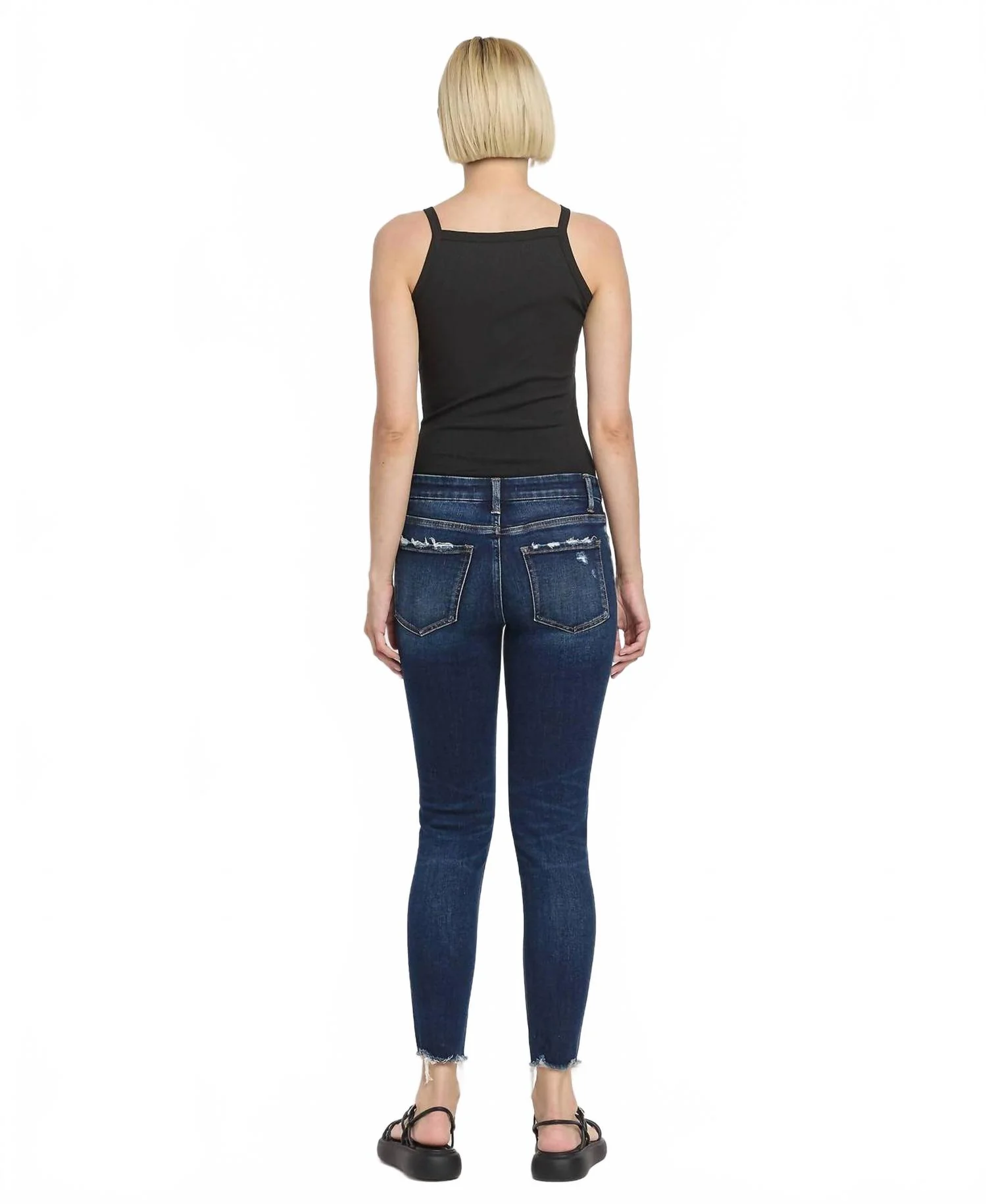 Mid Rise Ankle Skinny Jeans In Monumentally - Image 3
