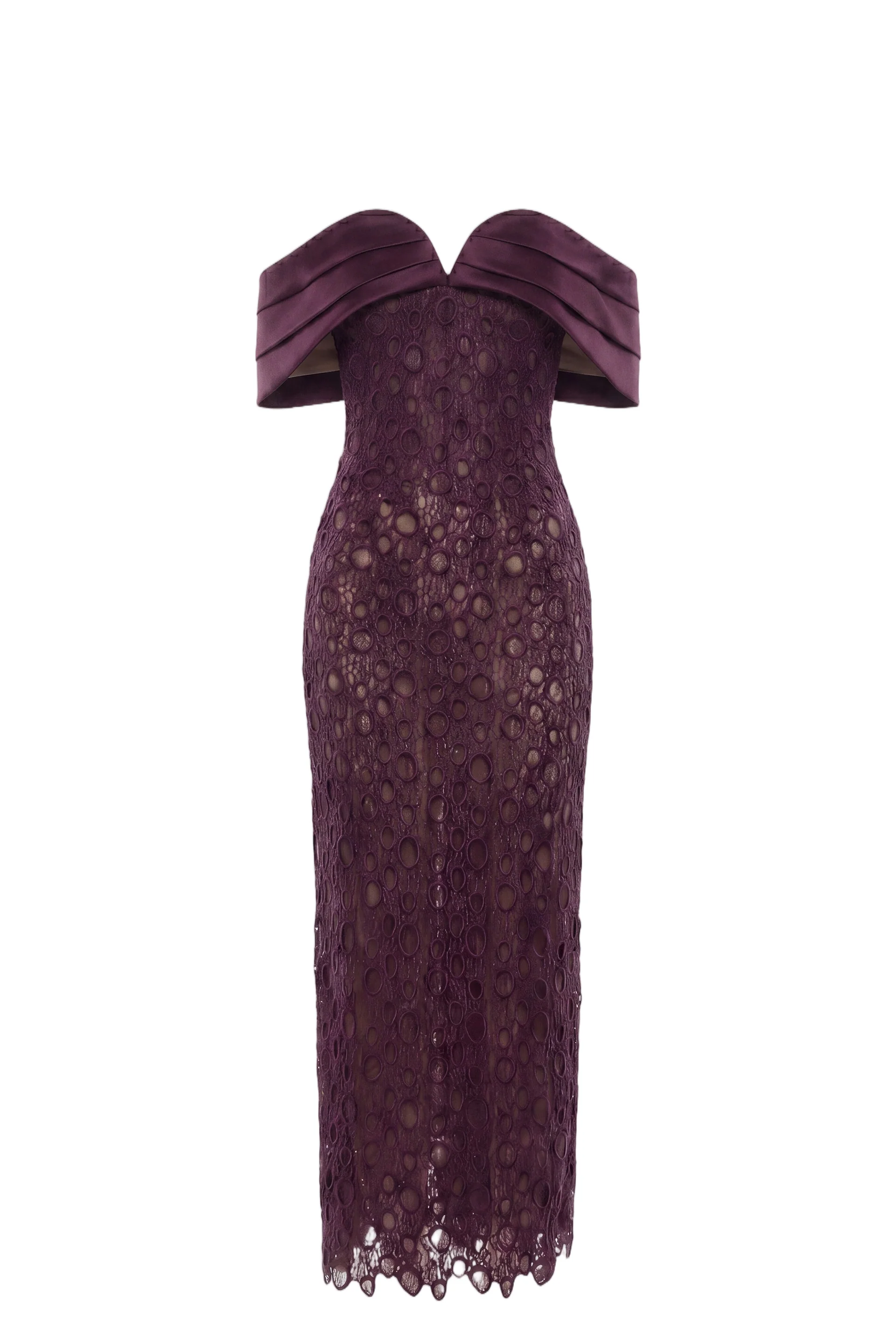 Midi Guipure Dress