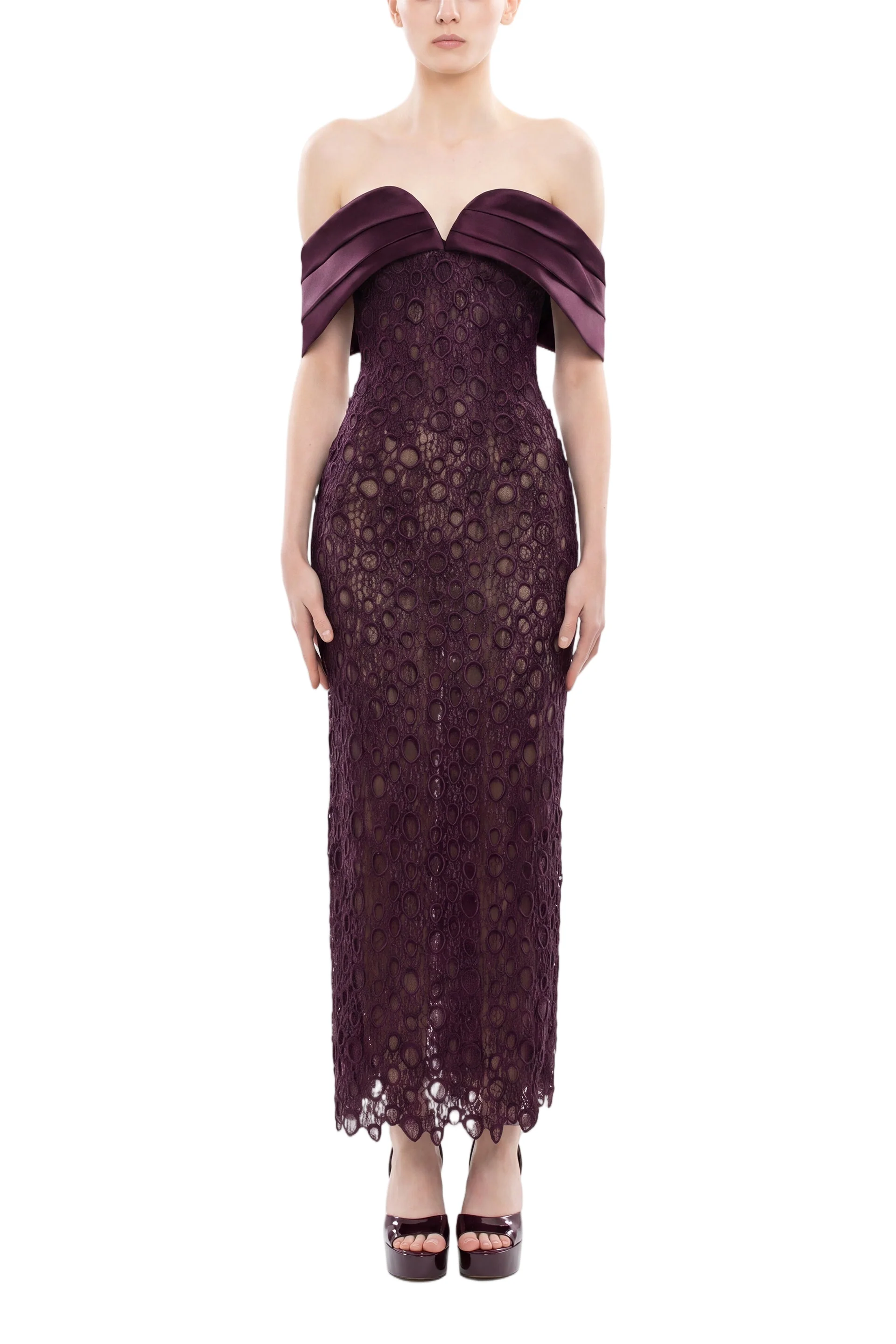 Midi Guipure Dress - Image 2