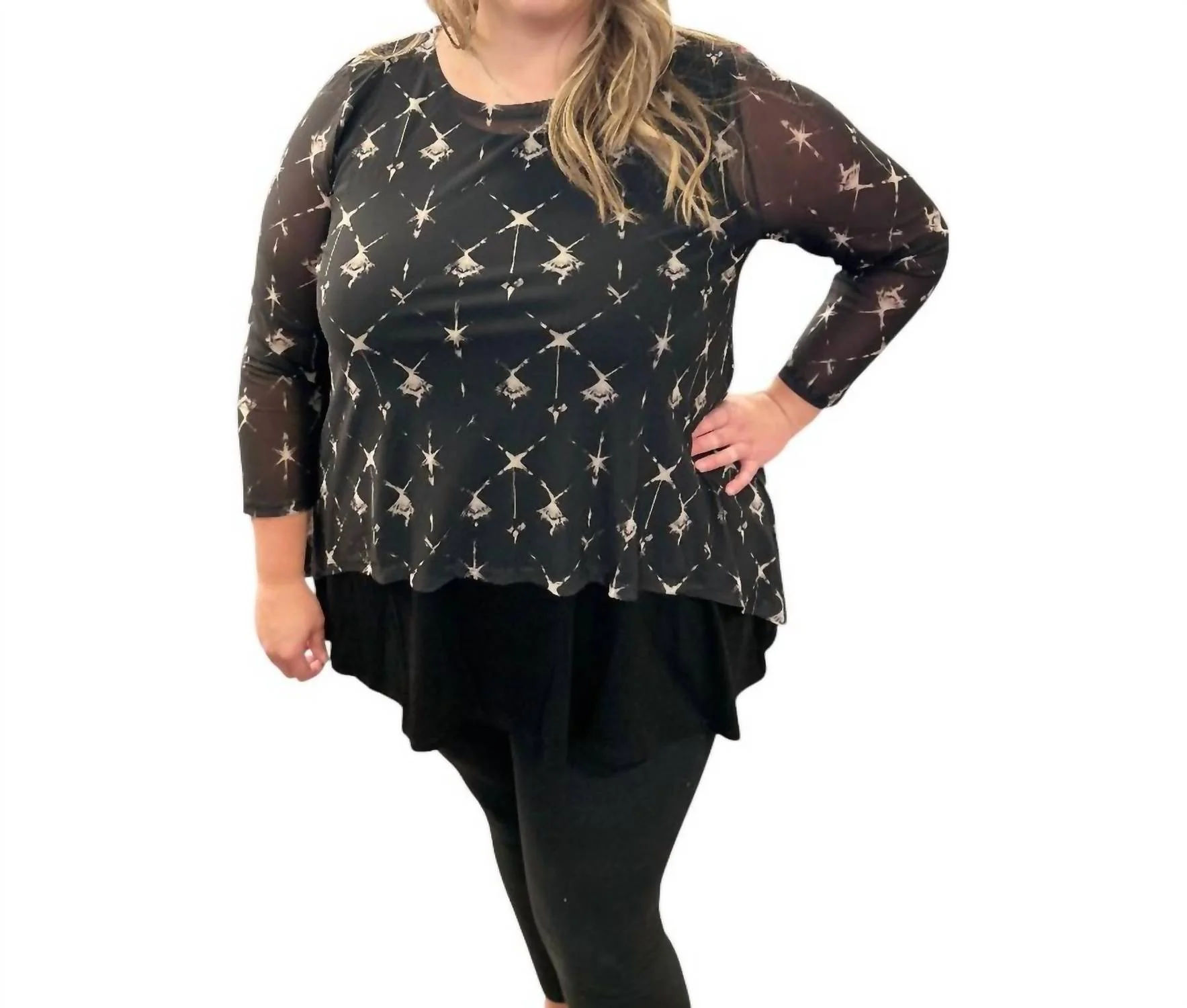 Mila Mesh Topper In Shells