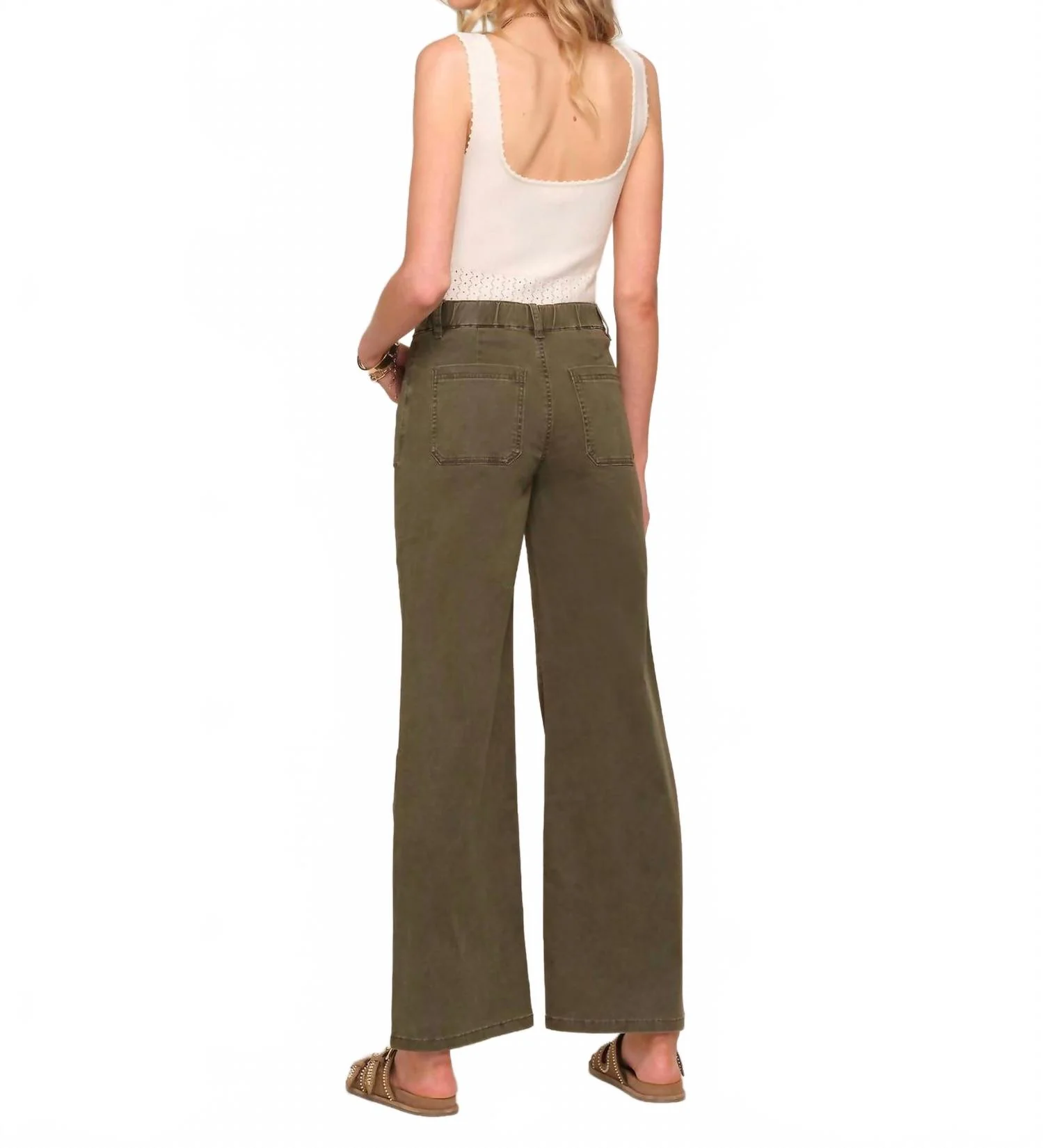 Milena Pant In Green - Image 4