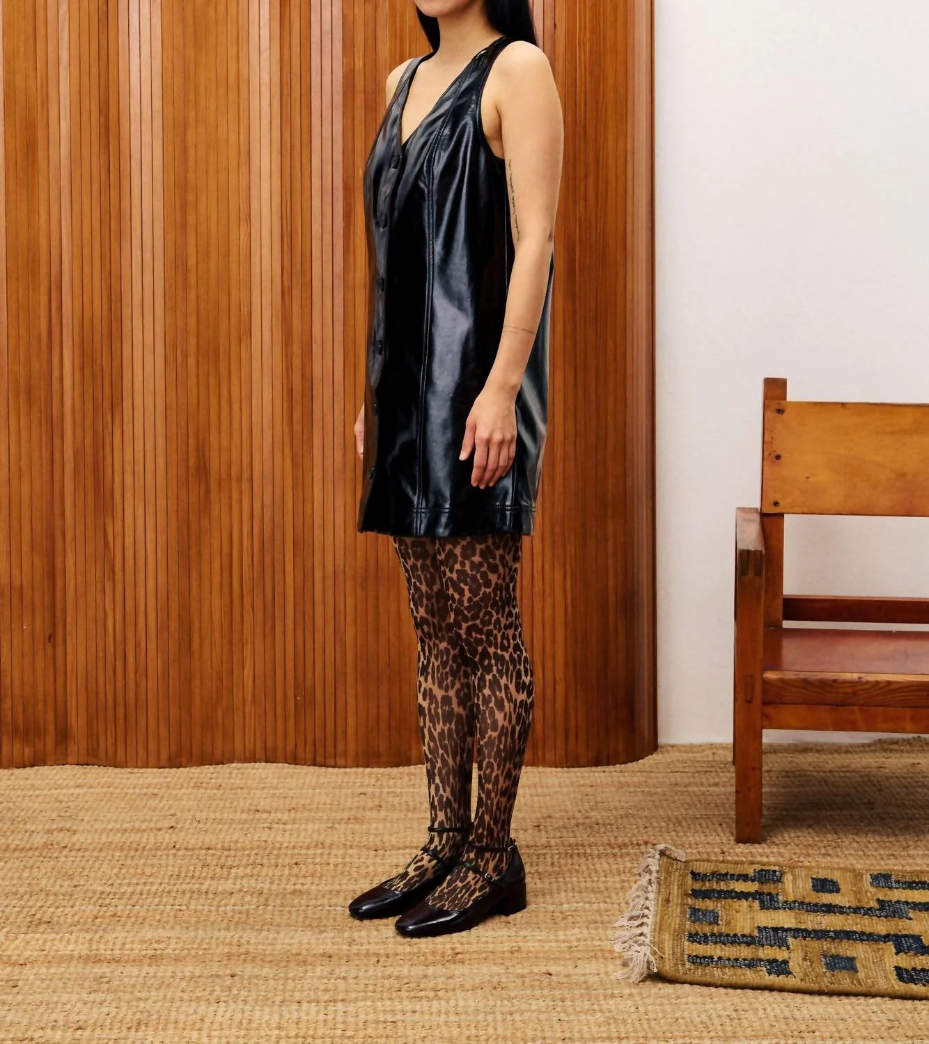 Millet Sleeveless Mini Dress In Black - Image 2