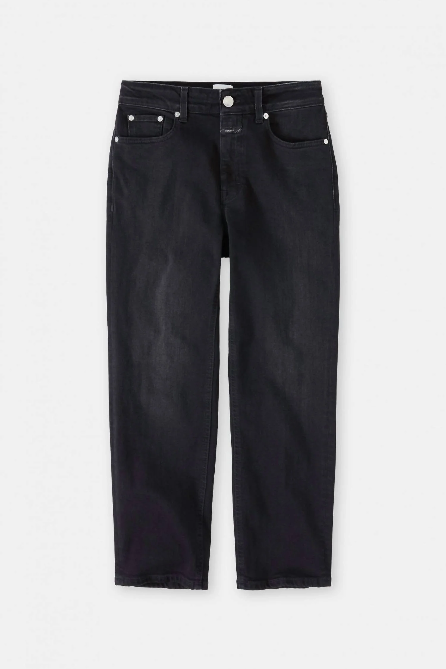 Milo Straight Jeans In Dark Grey - Image 3