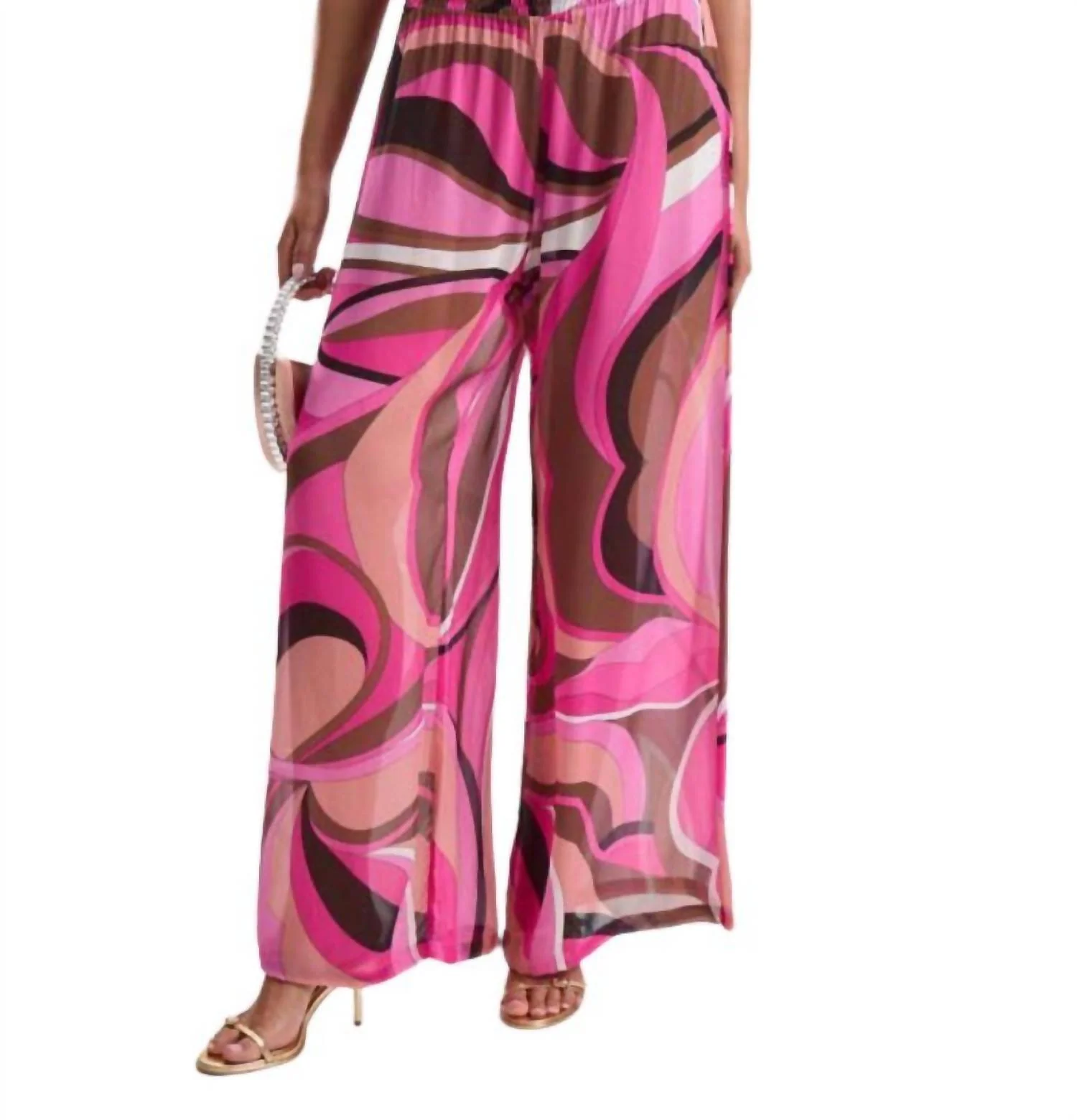 Mission Pants In Dolce Pink - Image 2